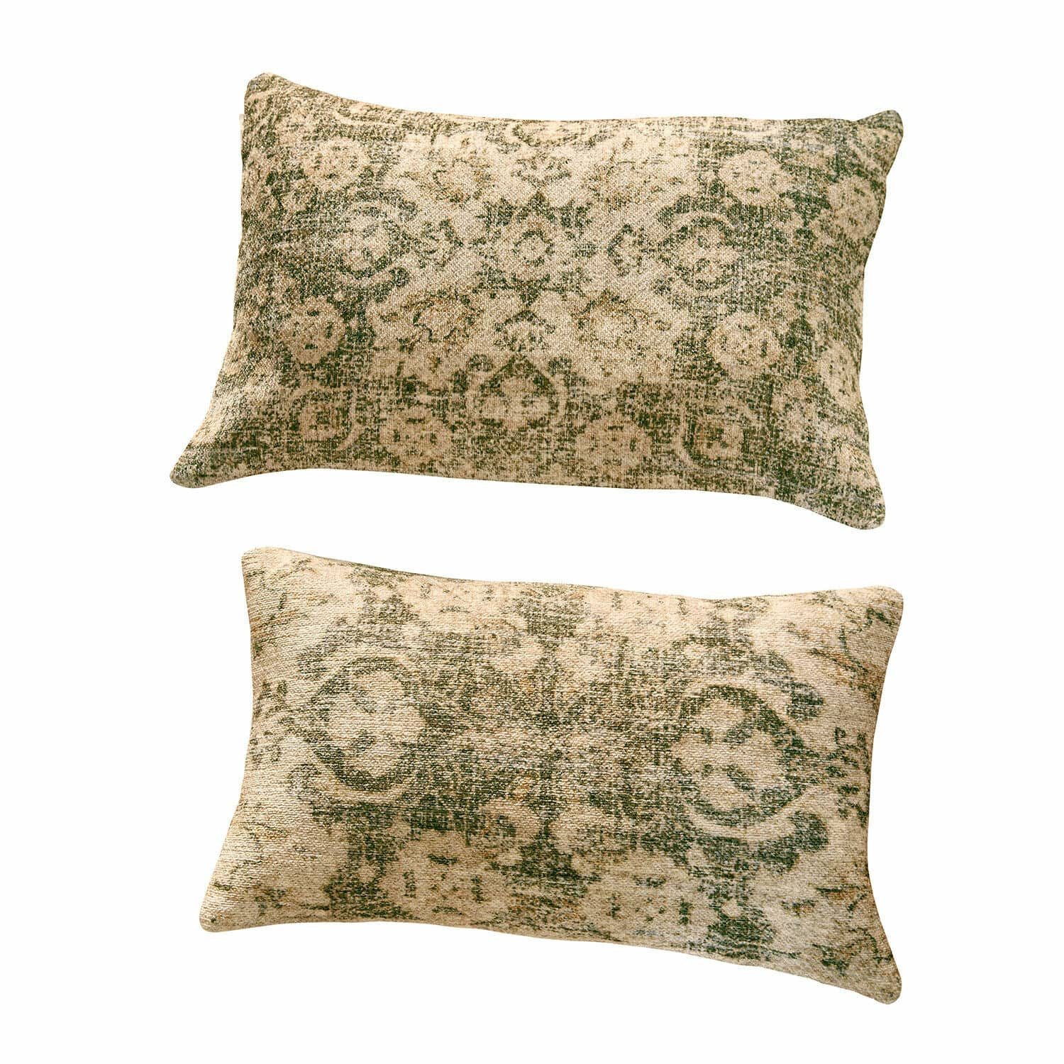 Mirabeau Kissenhülle Kissenhülle 2er Set Calperino beige/grün