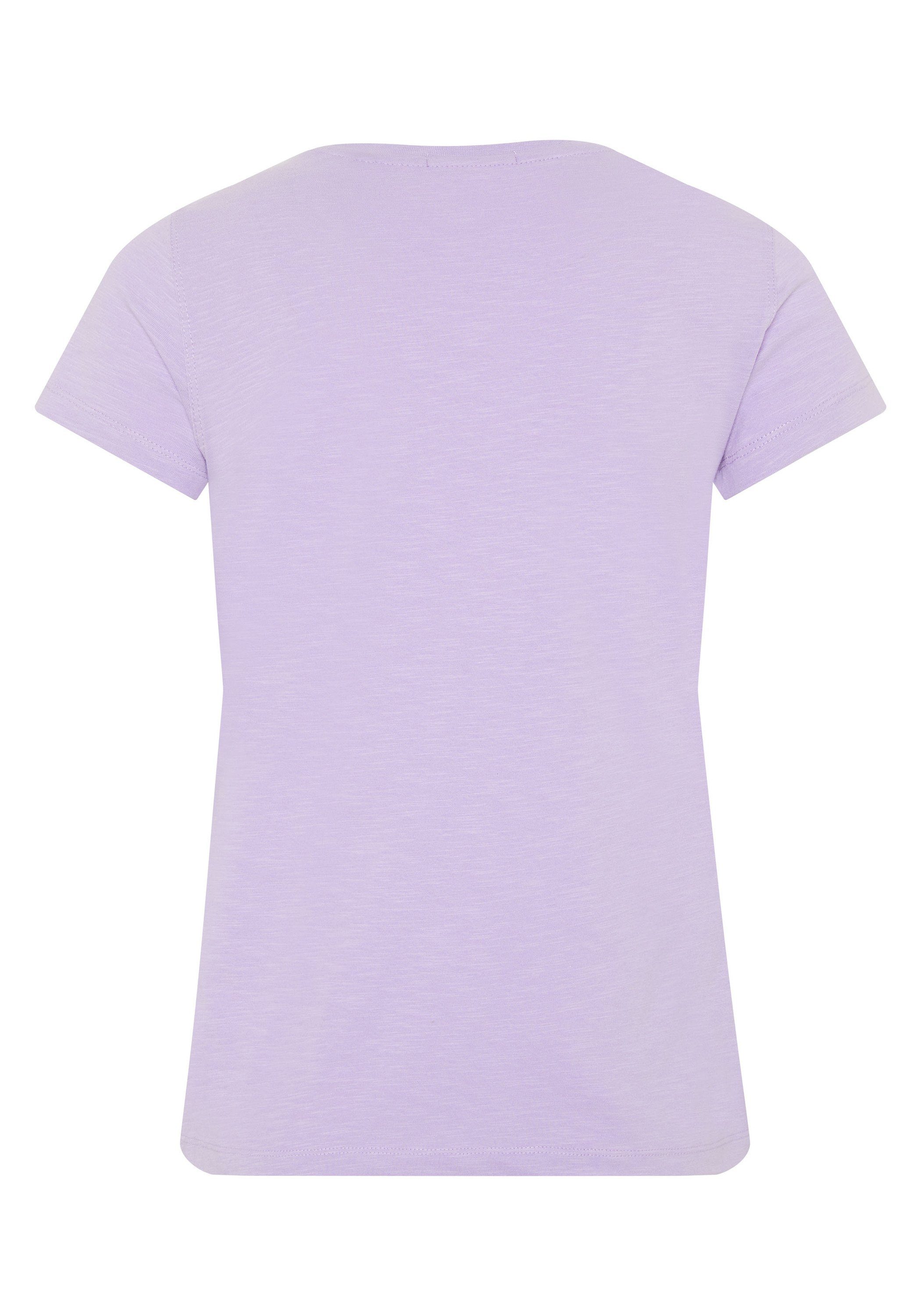 1 Purple mit Chiemsee T-Shirt Print-Shirt Rose Jumper-Frontprint 15-3716