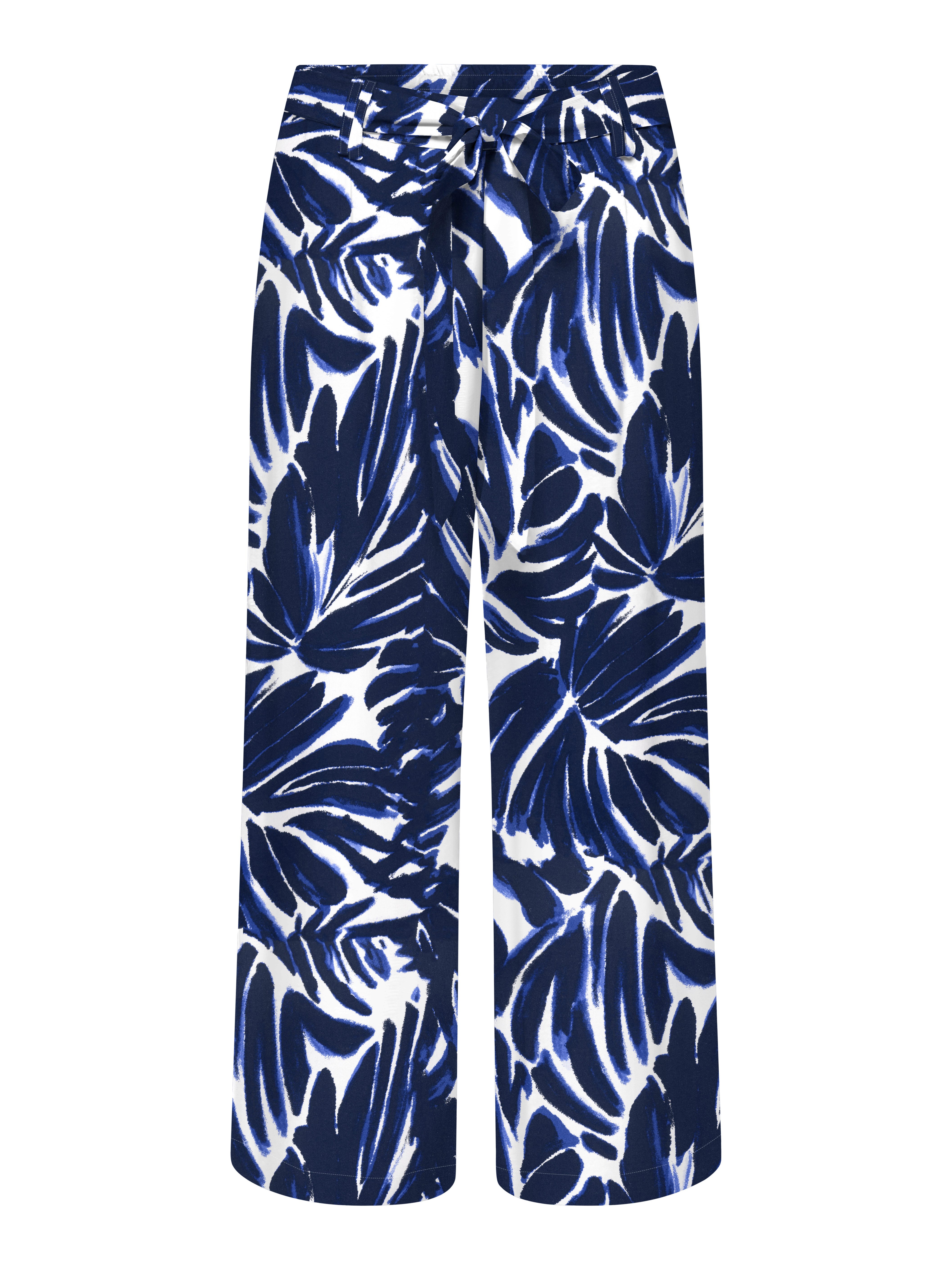 ONLY Palazzohose ONLNOVA LIFE CROP PALAZZO PANT AOP PTM Viskose, regular fit