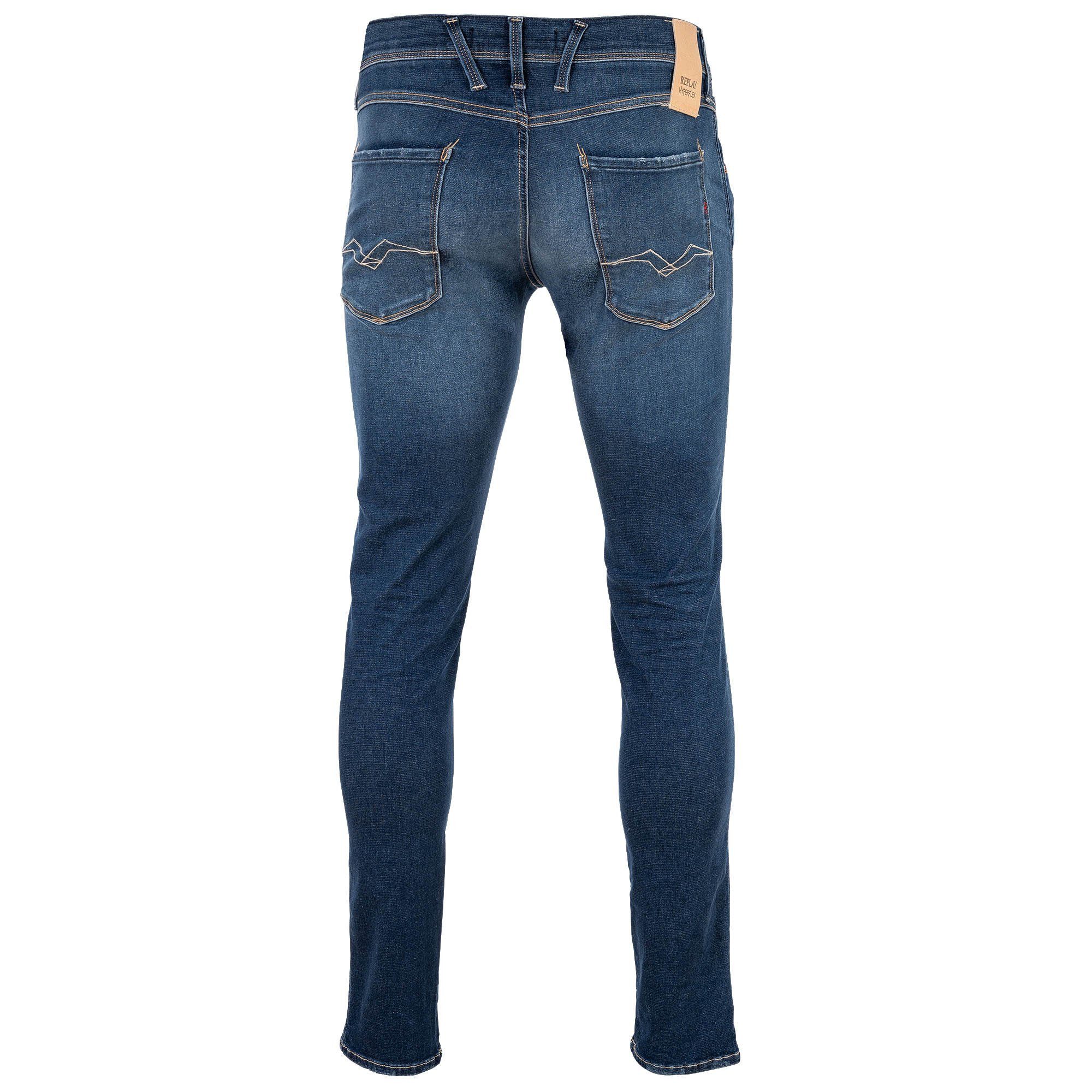 Replay Regular-fit-Jeans Herren Jeans Baumwolle Hyperflex günstig online kaufen