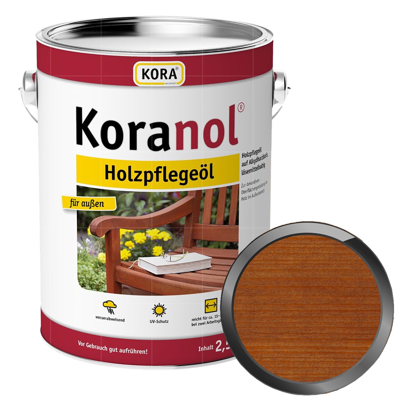 KORA Holzöl KORANOL HOLZPFLEGEÖL - 2.5 LTR