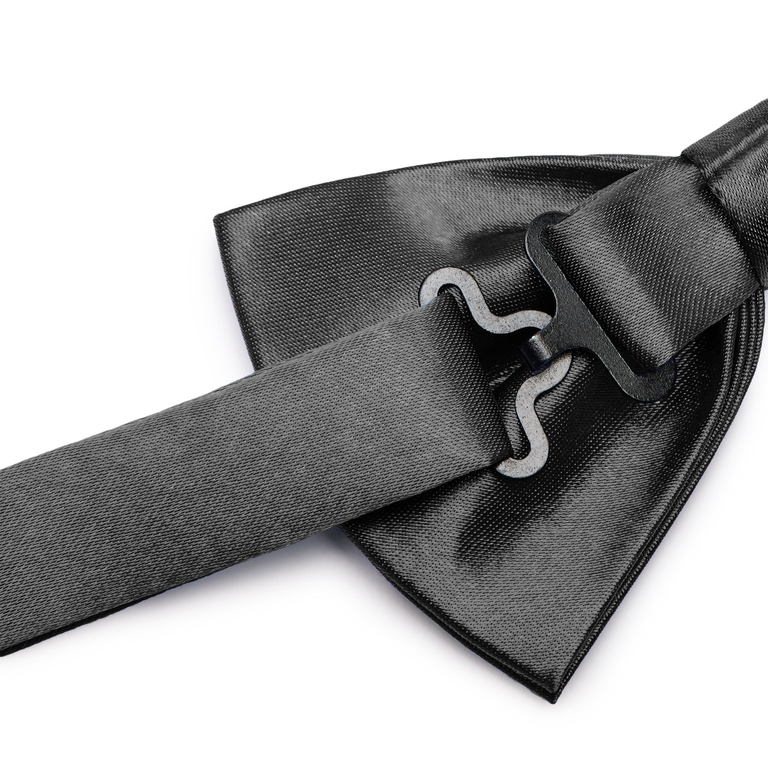 Ladeheid Fliege Elegante Herren Fliege -Hochwertig Glänzend Verstellbar BMS (12cmx6cm)