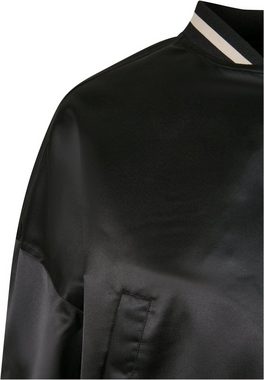 URBAN CLASSICS Collegejacke Urban Classics Damen Ladies Short Oversized Satin College Jacket (1-St)