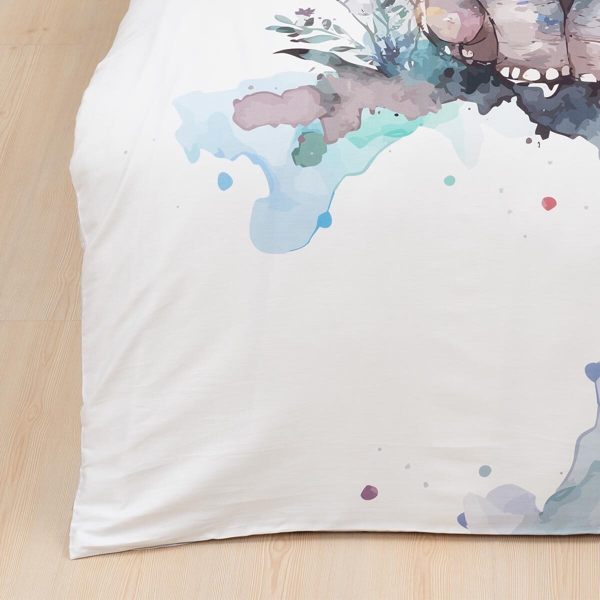 TRAUMSCHLAF Bettwäsche Elefant, Mako Satin, 2 teilig
