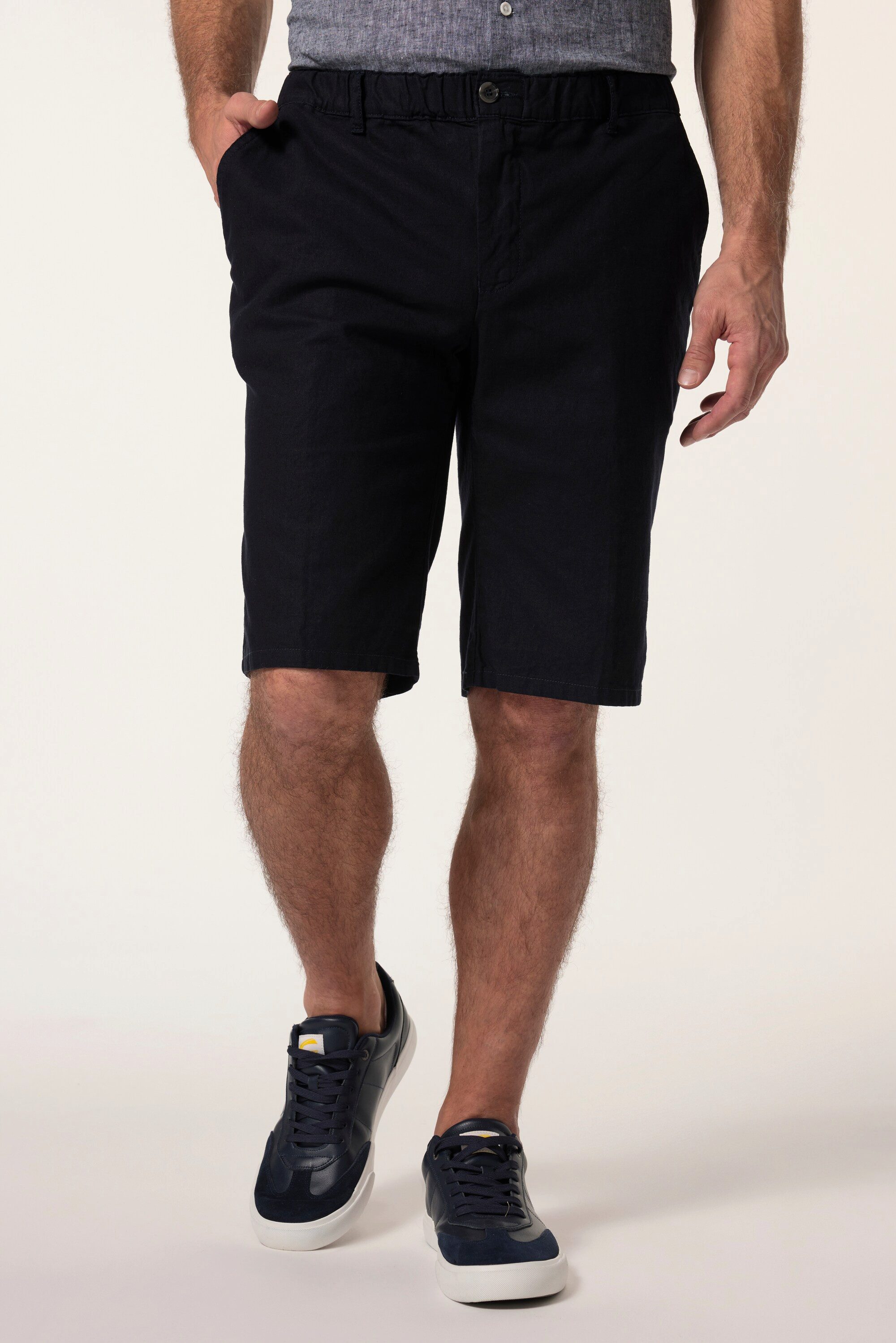 Boston Park Bermudas Leinenmix-Bermuda Regular Fit Dehnbund