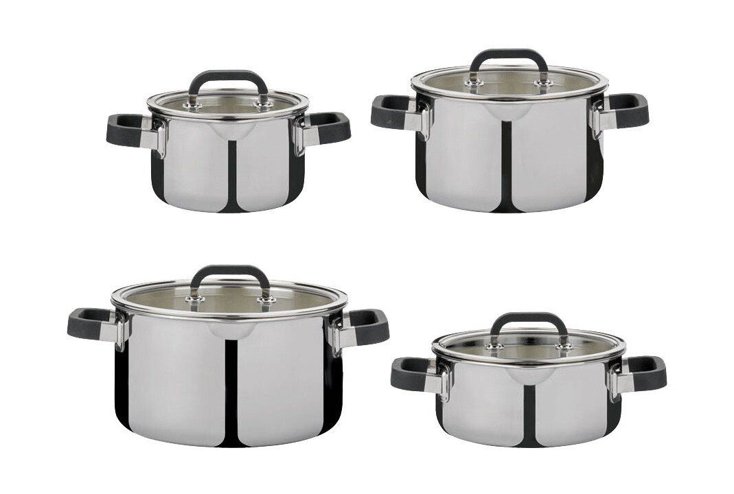 Spring Geschirr-Set Starter-Set 4-tlg. Fusion2+, Aluminium, Edelstahl