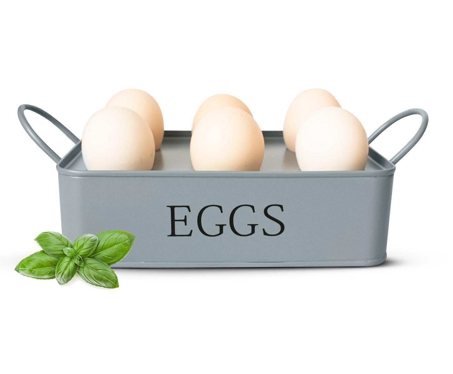 Eierteller Sendez aus Metall Eierständer Eierbecher Eierbecher Eierbehälter