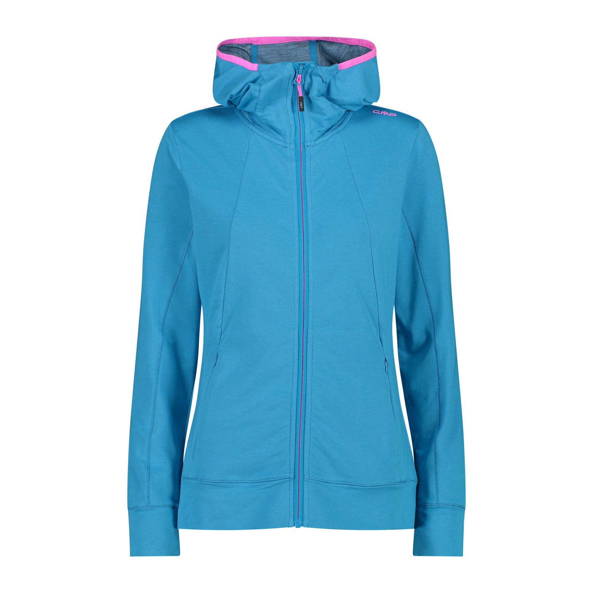 Sweatjacke CMP Damen Kapuzenjacke Woman Jacket Fix Hood 30L6236