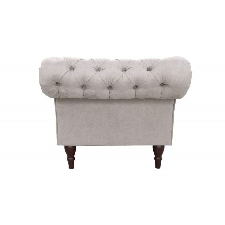 in Sofa Couchen Couch Made 3er Europe Polster JVmoebel Textil Design Sitz, Chesterfield