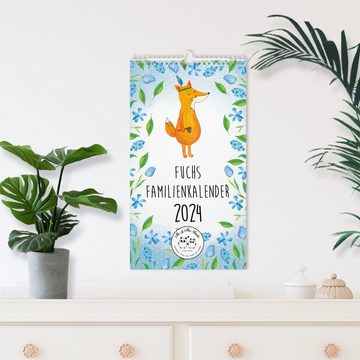 Mr. & Mrs. Panda Familienkalender 2024 Fuchs Collection - Weiß - Geschenk, Kalender, Familienplaner, Te
