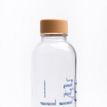 yogabox Trinkflasche CARRY 0.7 l LESS IS MORE GLAS, Regional produziert