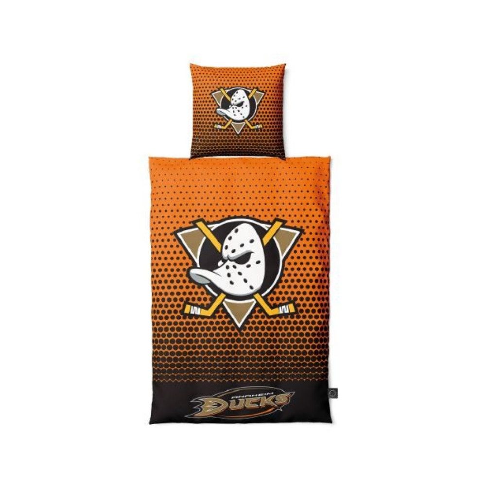 Anaheim Ducks Bettwäsche Anaheim Ducks Bettwäsche-Set "DOTS"
