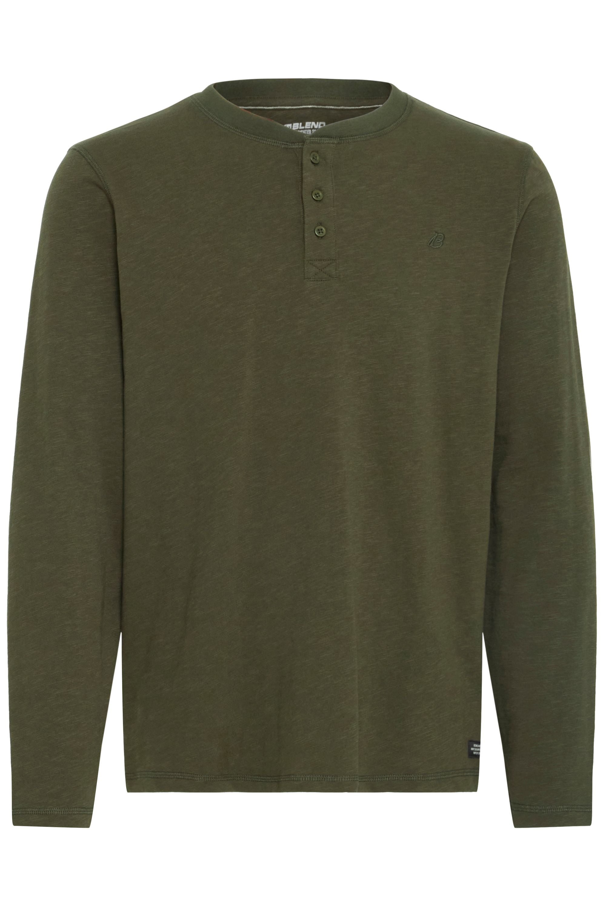 Blend Longsleeve BHTee Lässiges Longsleeve mit Knopfleiste günstig online kaufen