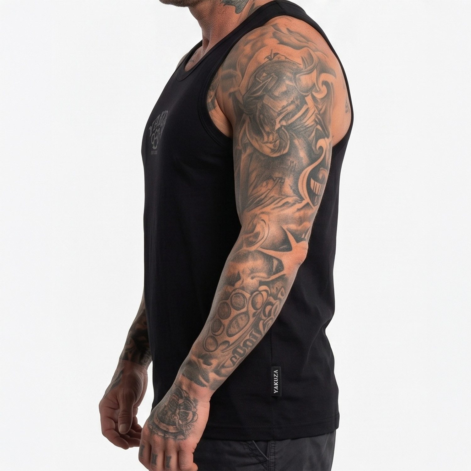 YAKUZA Muskelshirt Crusher mit Ringerrücken