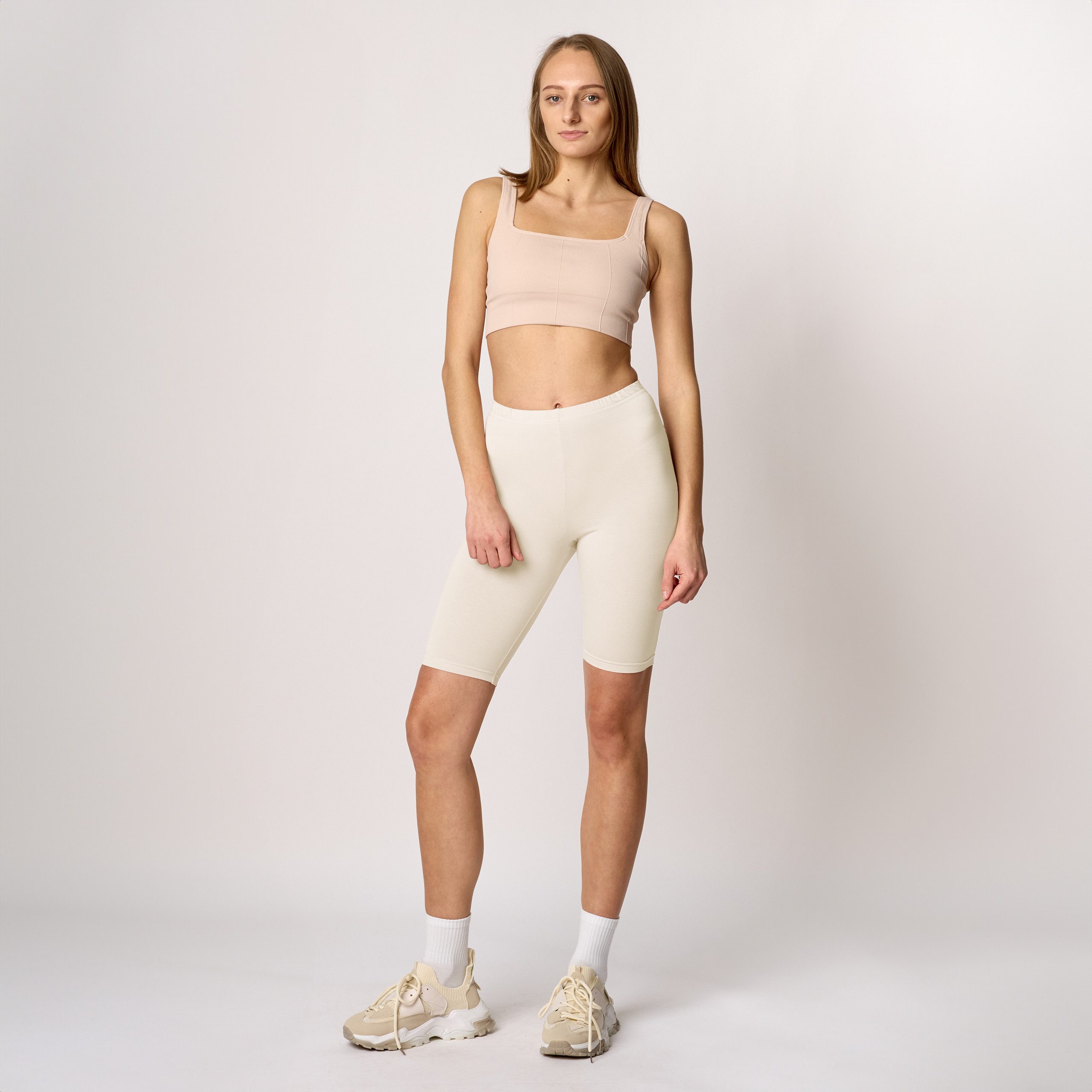 Merry Style Leggings Damen Kurze Hose aus Viskose MS10-145 (1-tlg) elastisc günstig online kaufen