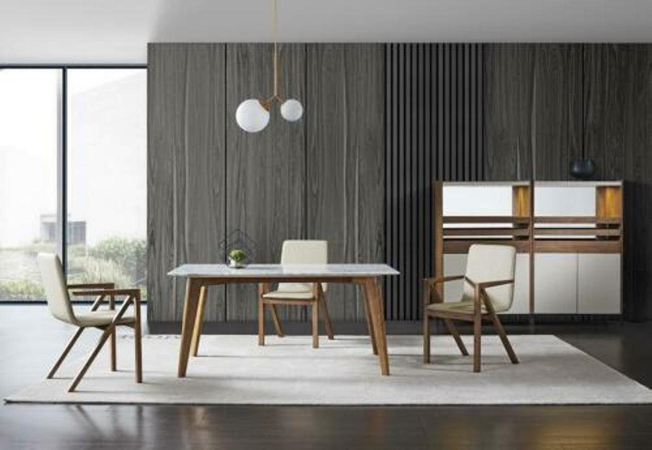 JVmoebel Esszimmer-Set, Ess Zimmer Italienische Design Möbel Komplett Set Tisch Stühle