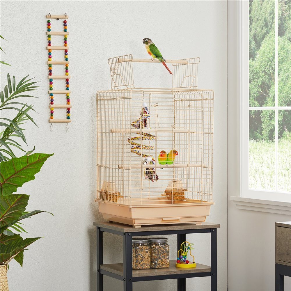 Yaheetech Vogelkäfig, Transportkäfig mit Vogelspielzeuge Wellensittichkäfig günstig online kaufen