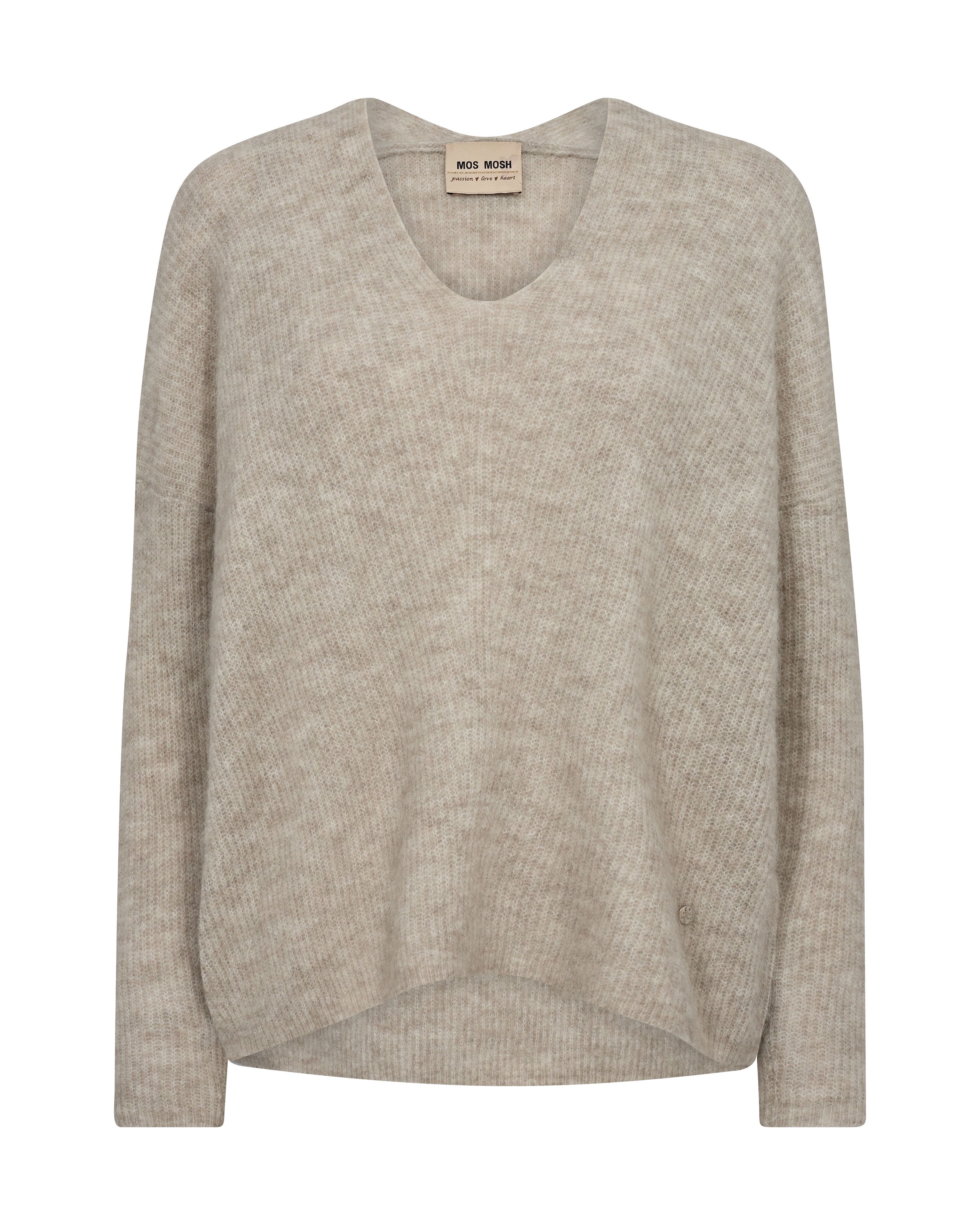 Mos Mosh Strickpullover MMThora V-Neck Knit günstig online kaufen