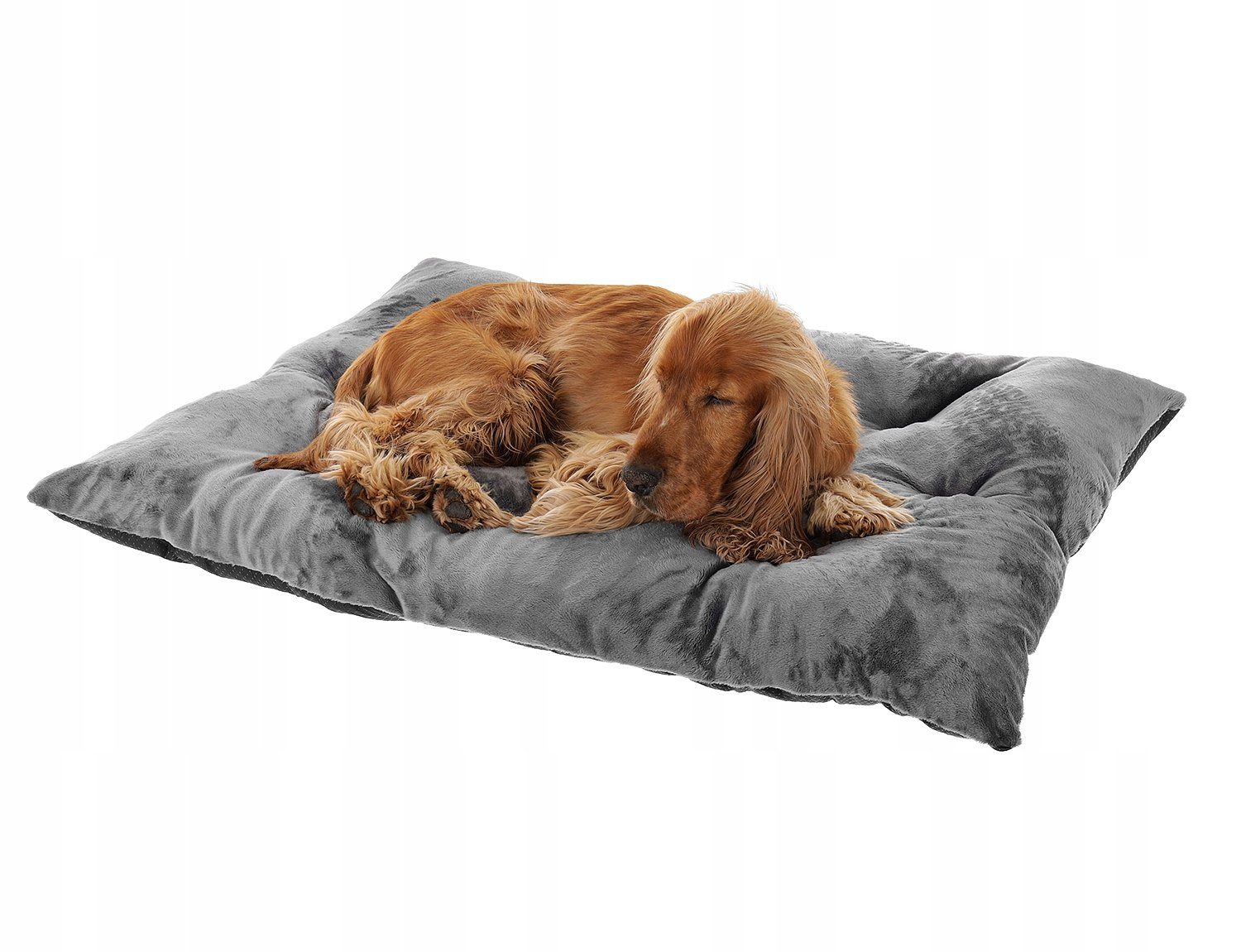 Pamek Hundekorb Tierbett, Hundebett, Katzenbett waschbar Flauschiges 100/70 cm, Strapazierfähigen Pelzstoff., Sehr weich und küschelig