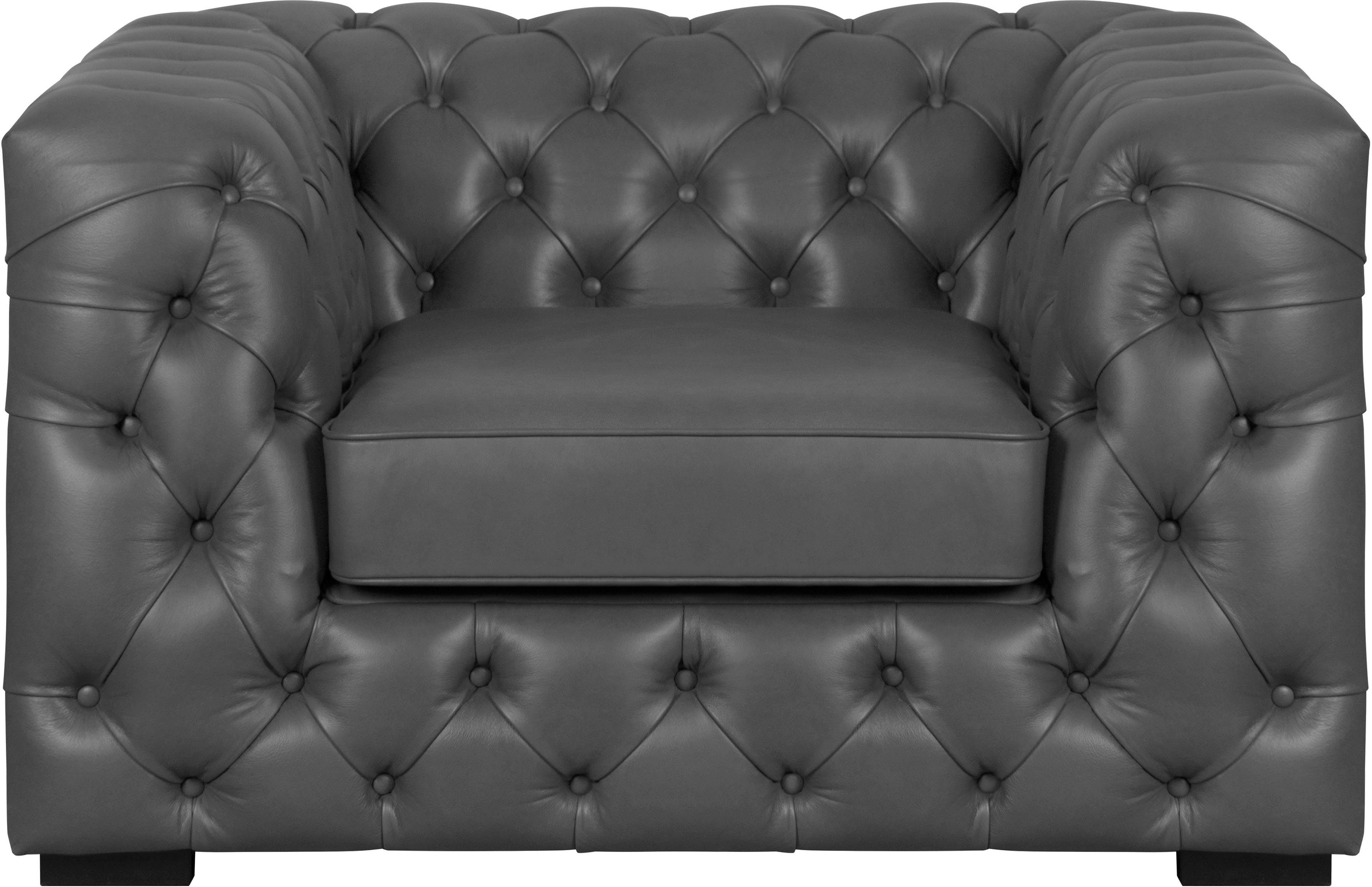 Home affaire Chesterfield-Sessel Kalina Sessel, mit klassischer Chesterfield-Knopfheftung, sehr hochwertige Qualität