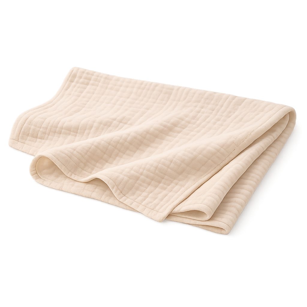 La Bortini Spucktuch Baby Spucktuch 1 Stück 90 x 65cm aus weichem Musselin Stofftuch, (für Jungen und Mädchen, Erstlingstuch, 1 Babytuch, unisex), aus reiner Buamwolle, Schmusetuch, Decke für Neugeborene