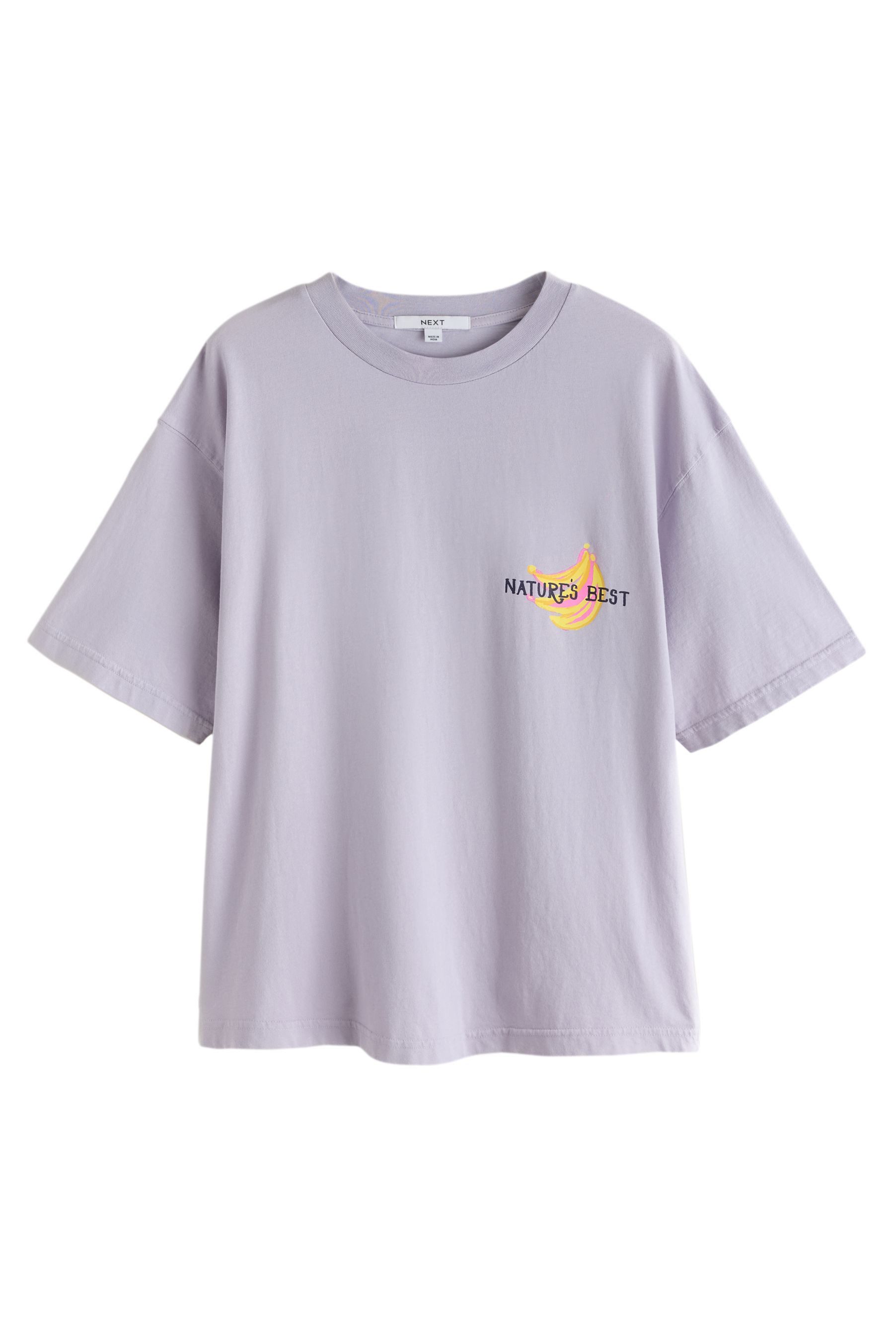 Next T-Shirt T-Shirt mit Bananen-Grafik (1-tlg)