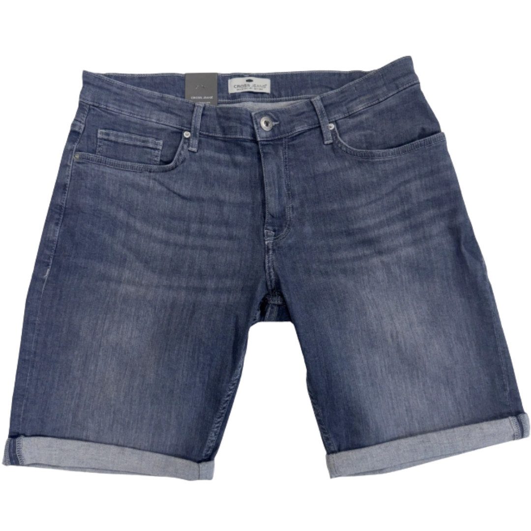 CROSS JEANS® Jeansshorts Leom A565-646 Light Grey Sweat Denim