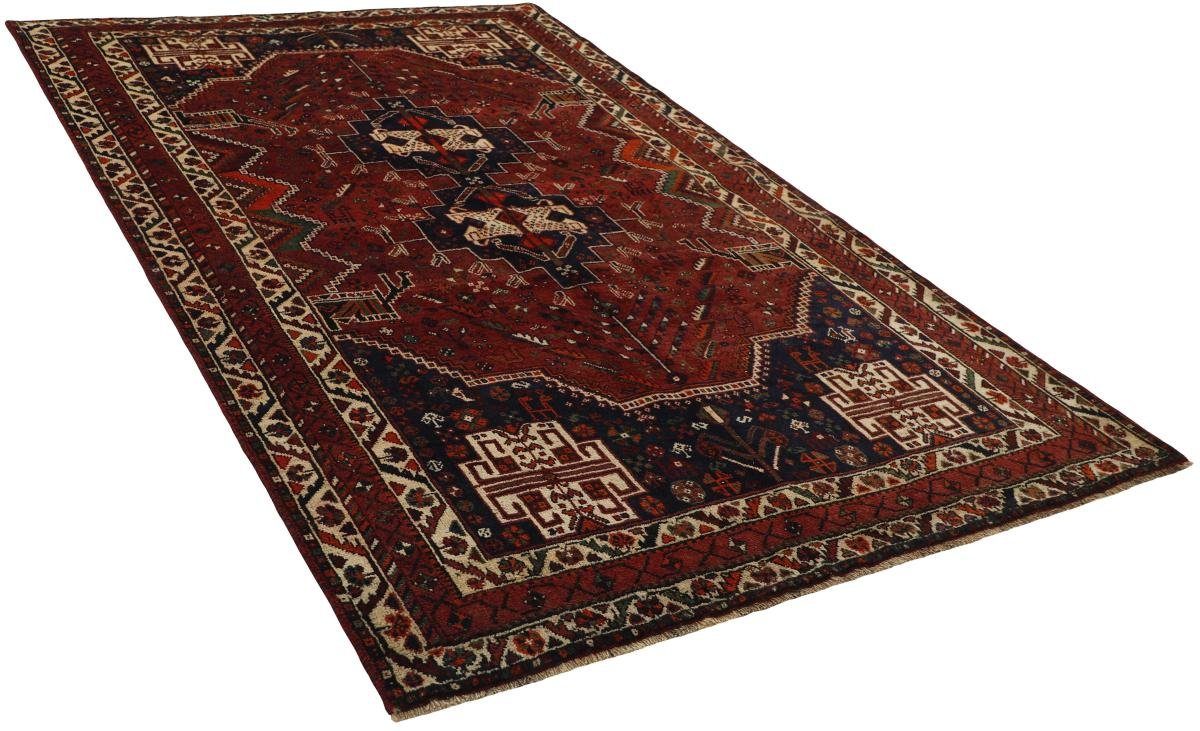 Nain Trading, rechteckig, Perserteppich, Handgeknüpfter Höhe: 172x267 / 10 Shiraz Orientteppich Orientteppich mm