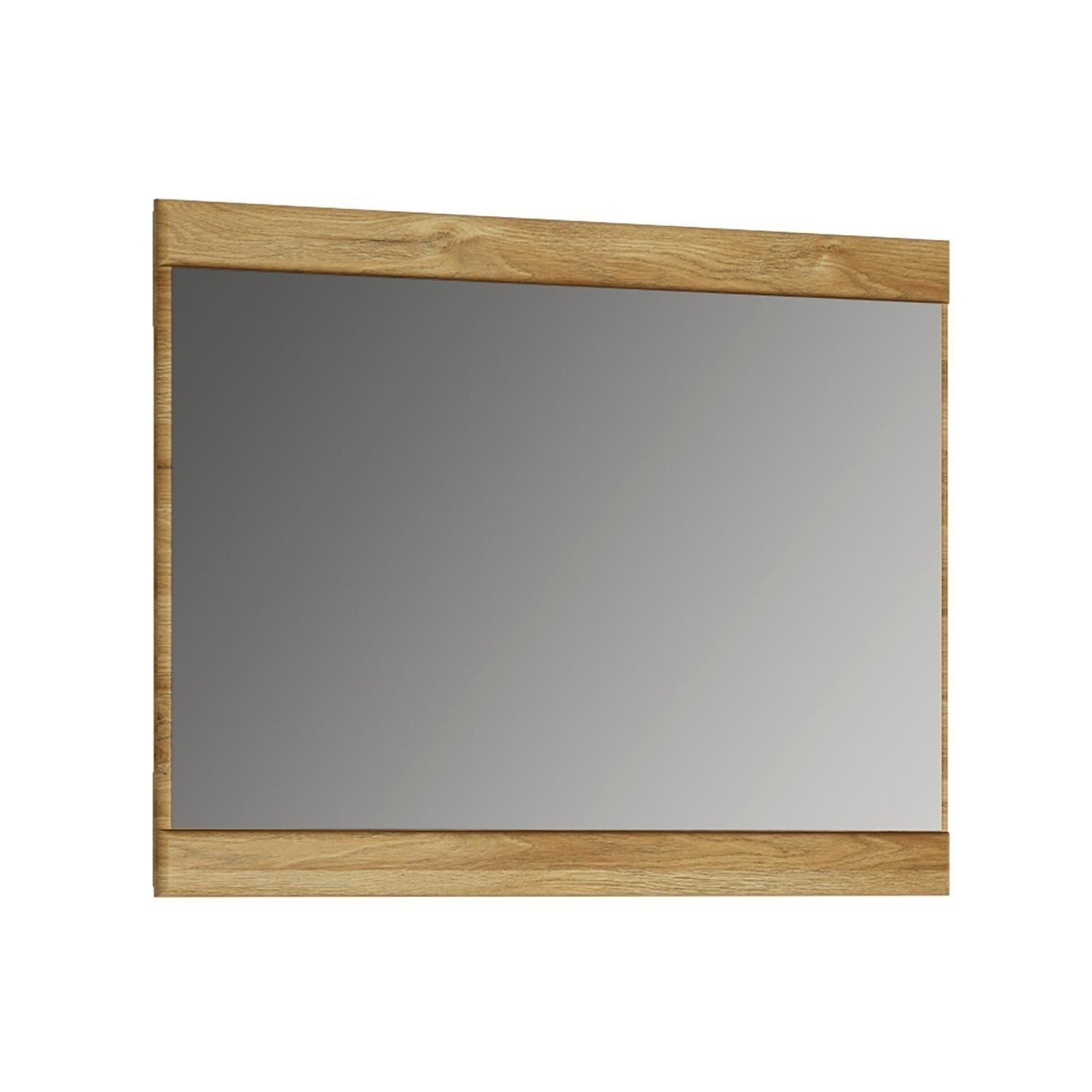 Meble Wójcik Wandspiegel CORTINA, Grandson Eiche Dekor, MDF, Spiegelglas, (1-St), B 93 x H 73 x T 3,6 cm