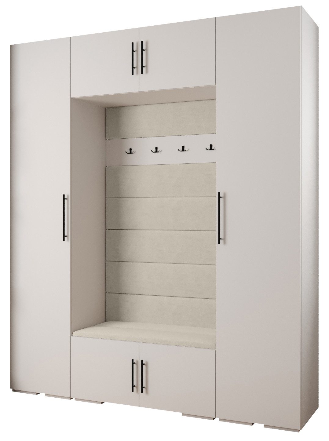 ABIKS MÖBEL Kompaktgarderobe INOVA 3 SATZ günstig online kaufen