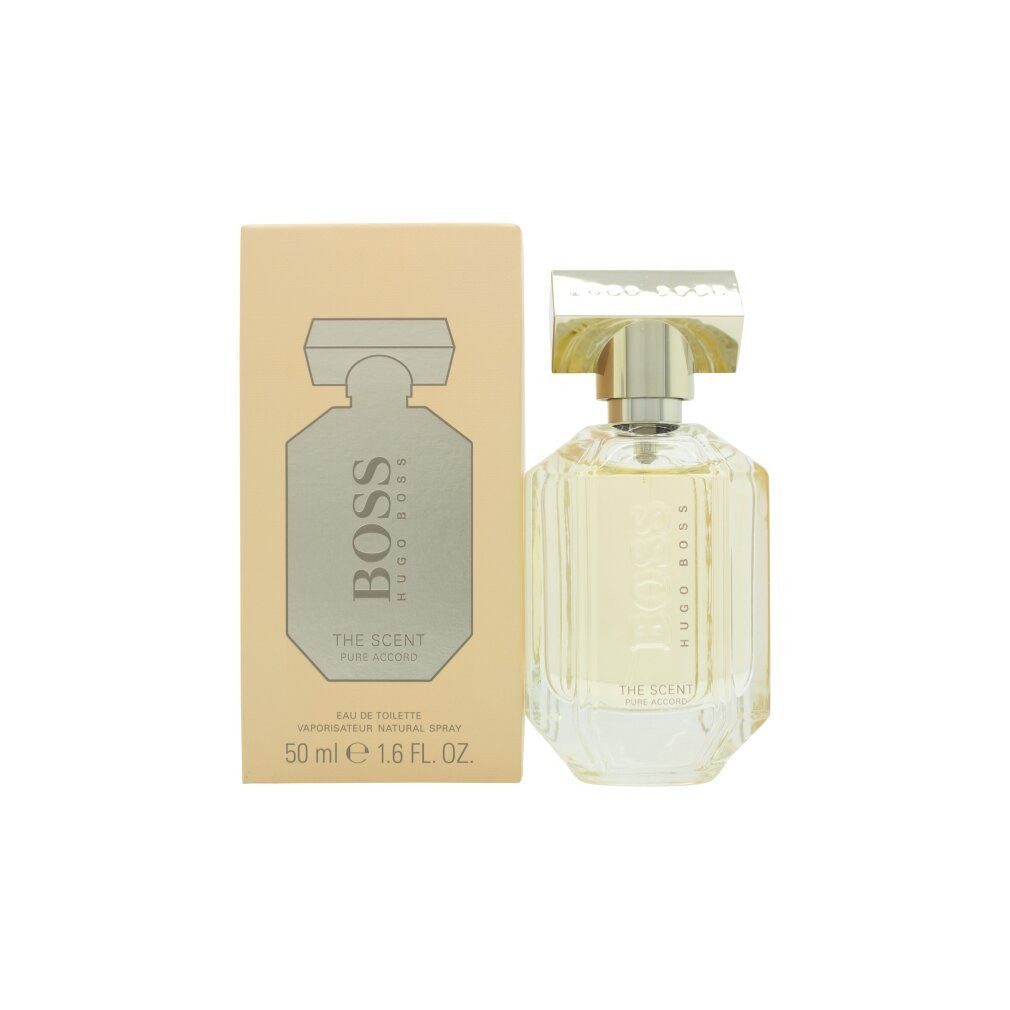 BOSS Eau de Toilette The Scent Pure Accord, Glasflakon, Parfüm EDT, Damenduft
