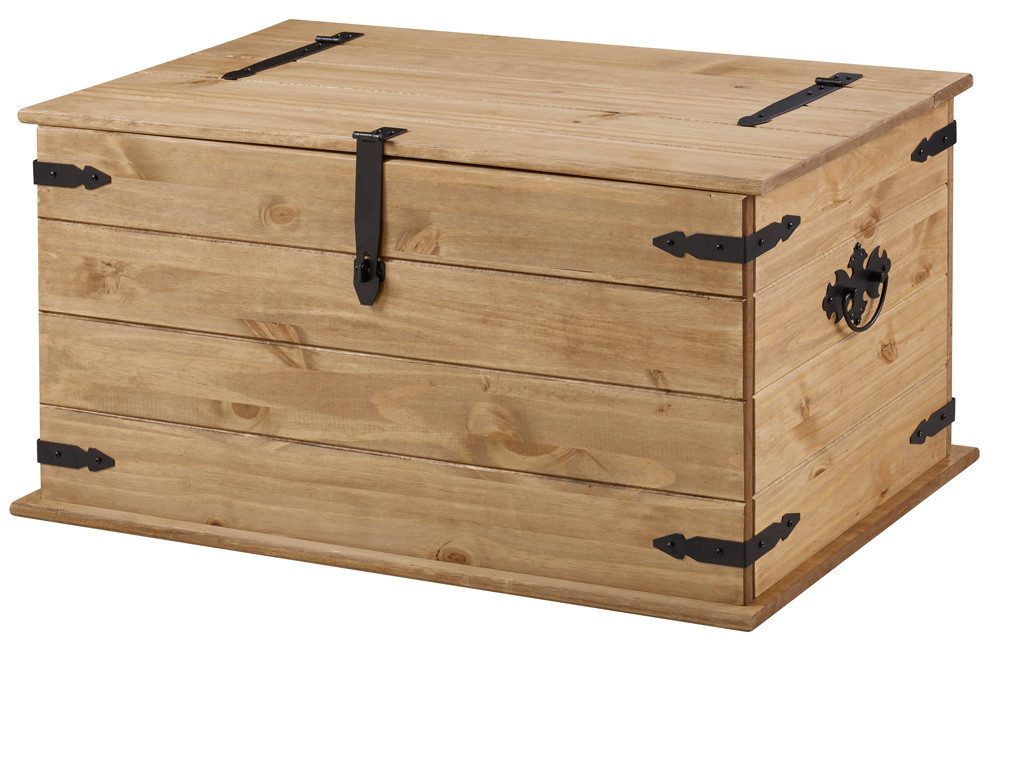 SAM® Truhentisch Torreon, Truhen-Couchtisch, massives Kiefernholz, günstig online kaufen