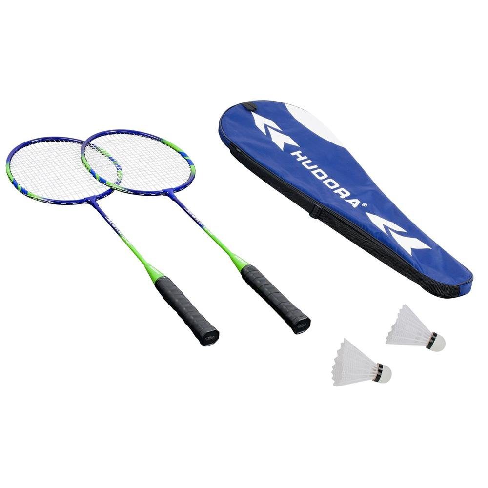 Badmintonschläger Badminton-Set Winner - 2 Badmnton-Schäger + 2 Kork-Federbälle - 76409
