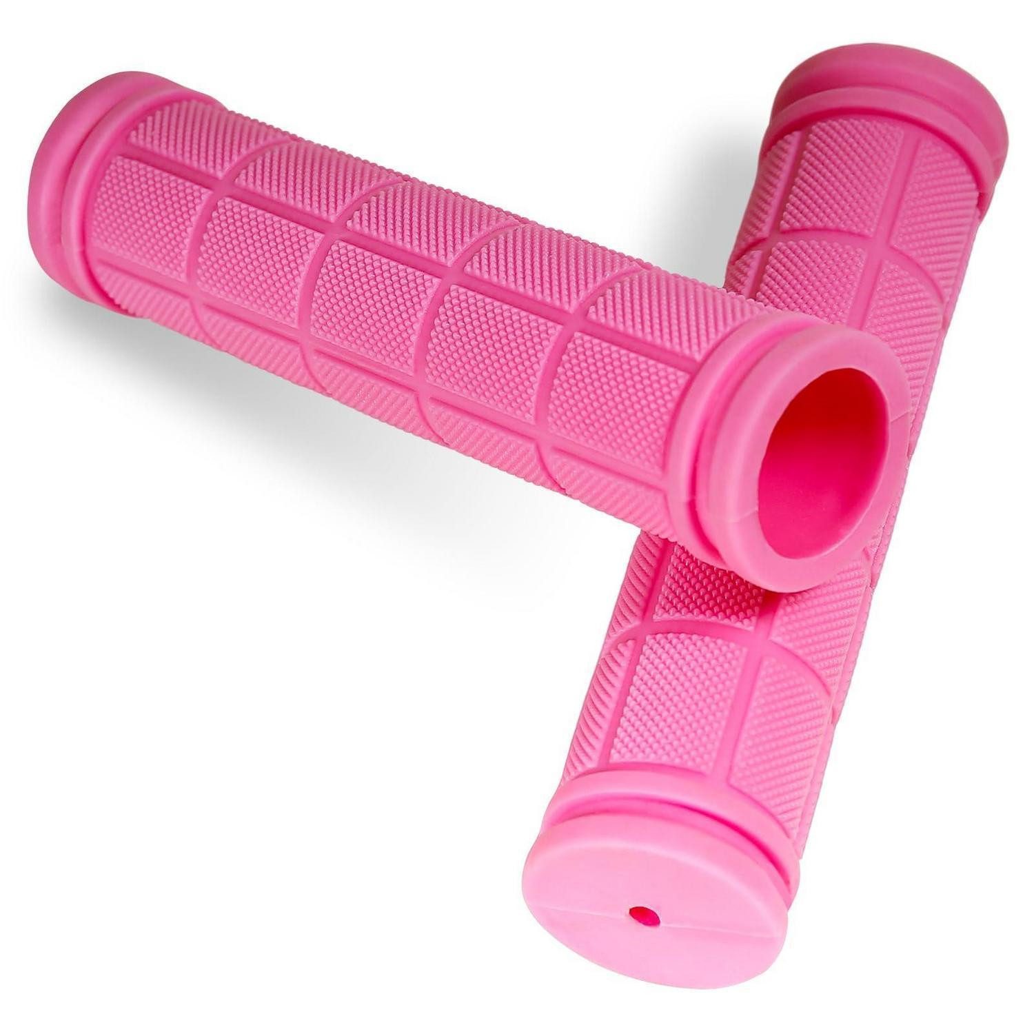 LuxusKollektion Fahrradlenkergriff Fahrradgriffe 22mm ergonomisch rutschfest Lenkergriffe Pink (1-St)