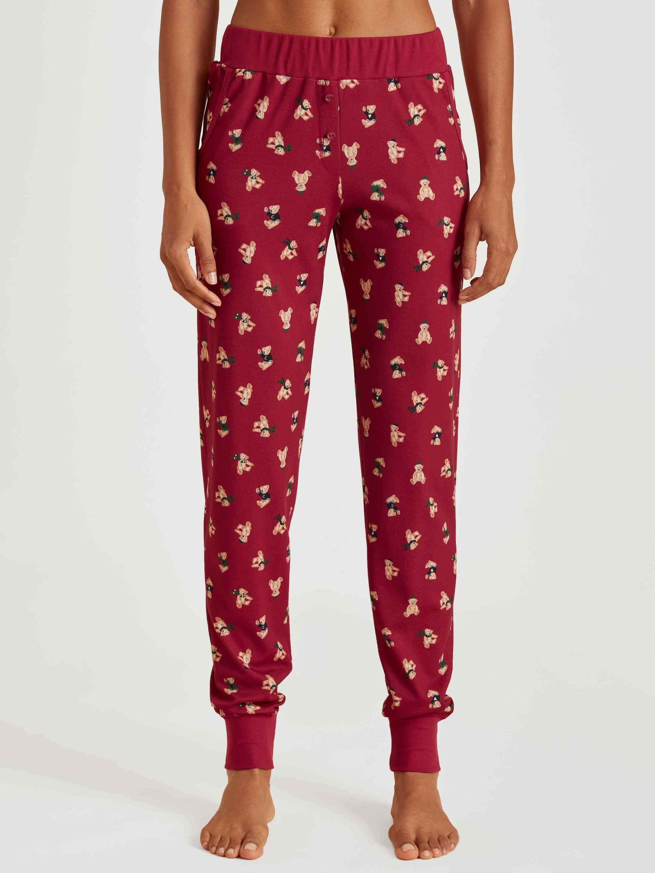 CALIDA Pyjamahose Pants mit (1-tlg) Bündchen