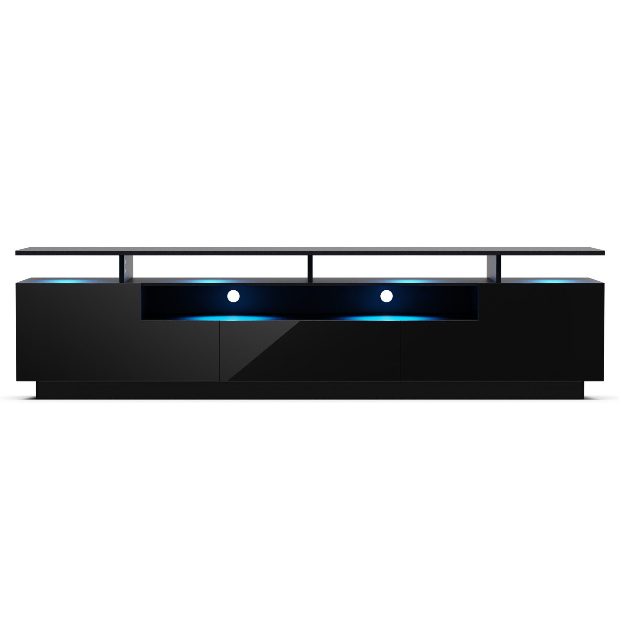 blumfeldt Lowboard Perth Lowboard Fernsehschrank 195 x 44 x 50 cm, Fernsehs günstig online kaufen
