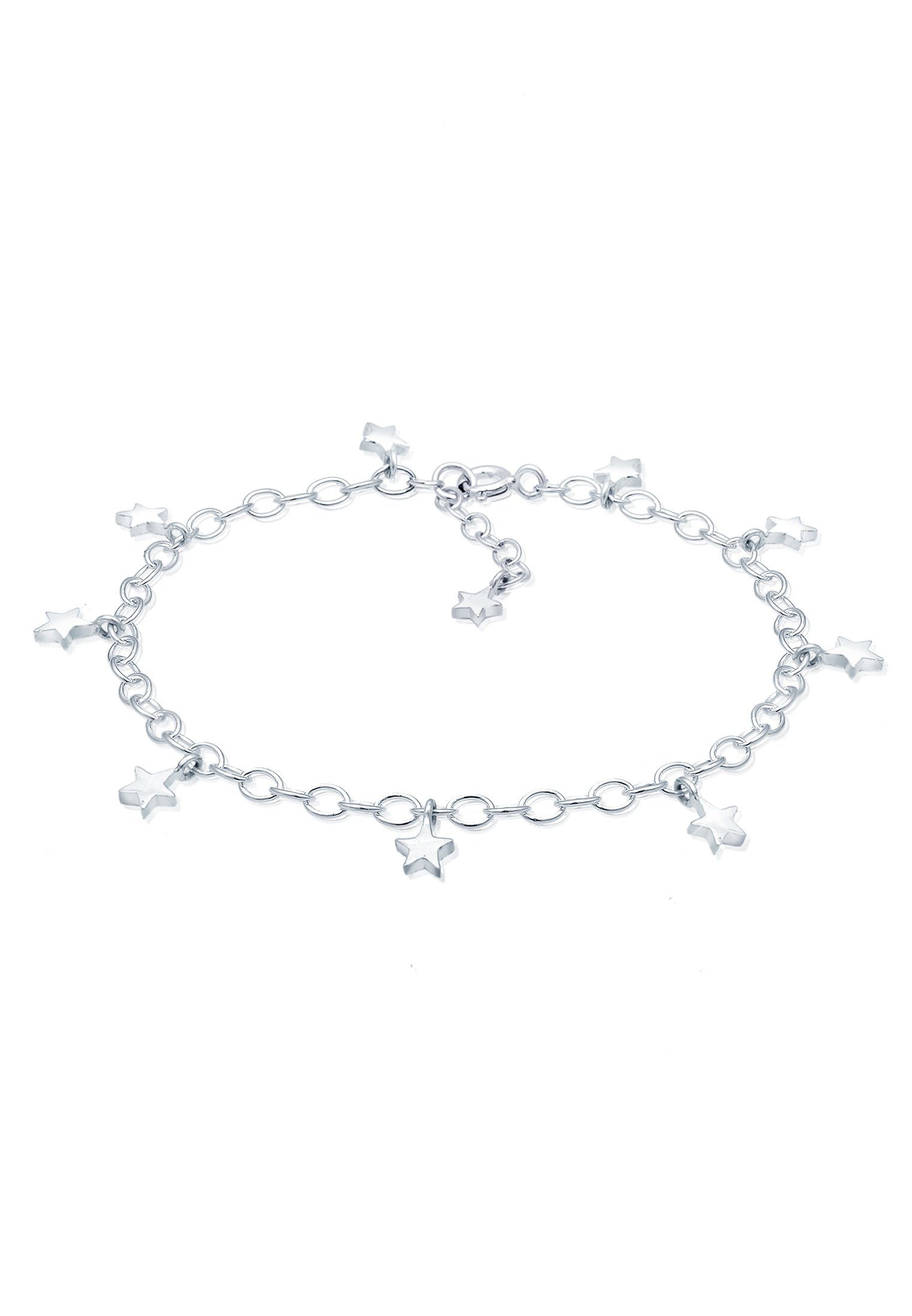 Elli Armband Ankerkette Astro Stern Symbol Trend 925er Silber, Sterne