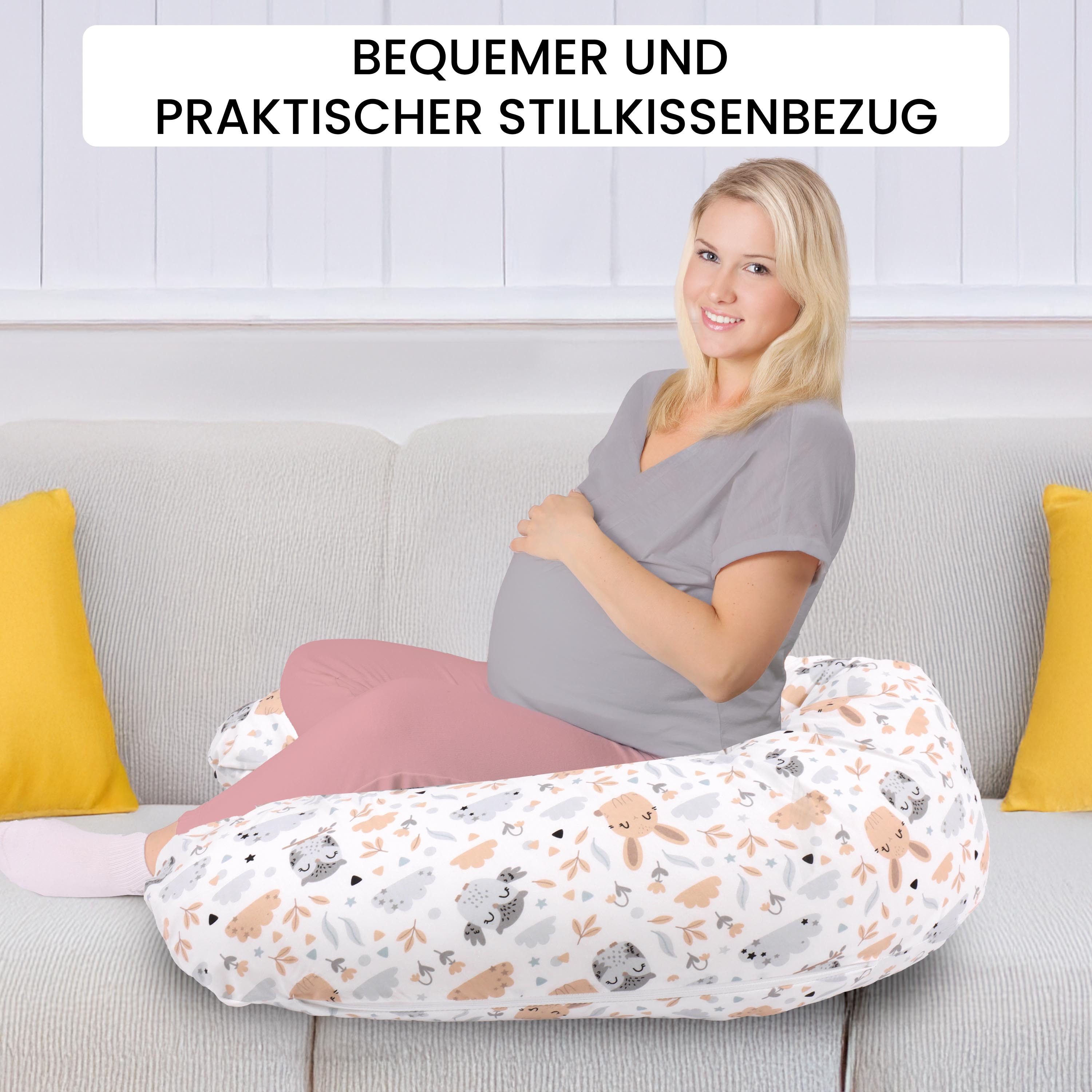 Amilian Stillkissenbezug 170 cm - Kissenbezug für Stillkissen, Seitenschläf günstig online kaufen