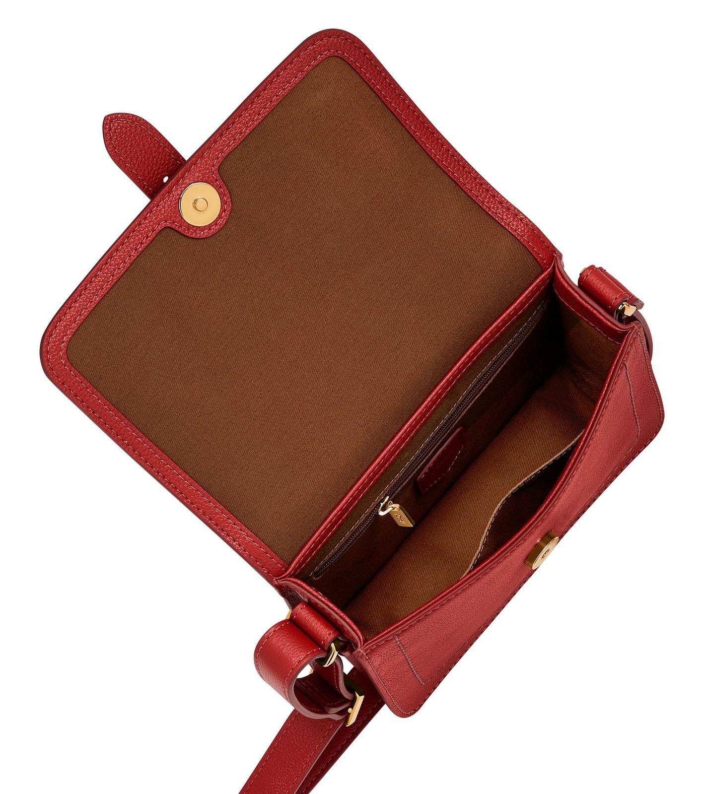 Fossil Umhängetasche Flap Crossbody Bag, aus echtem Leder