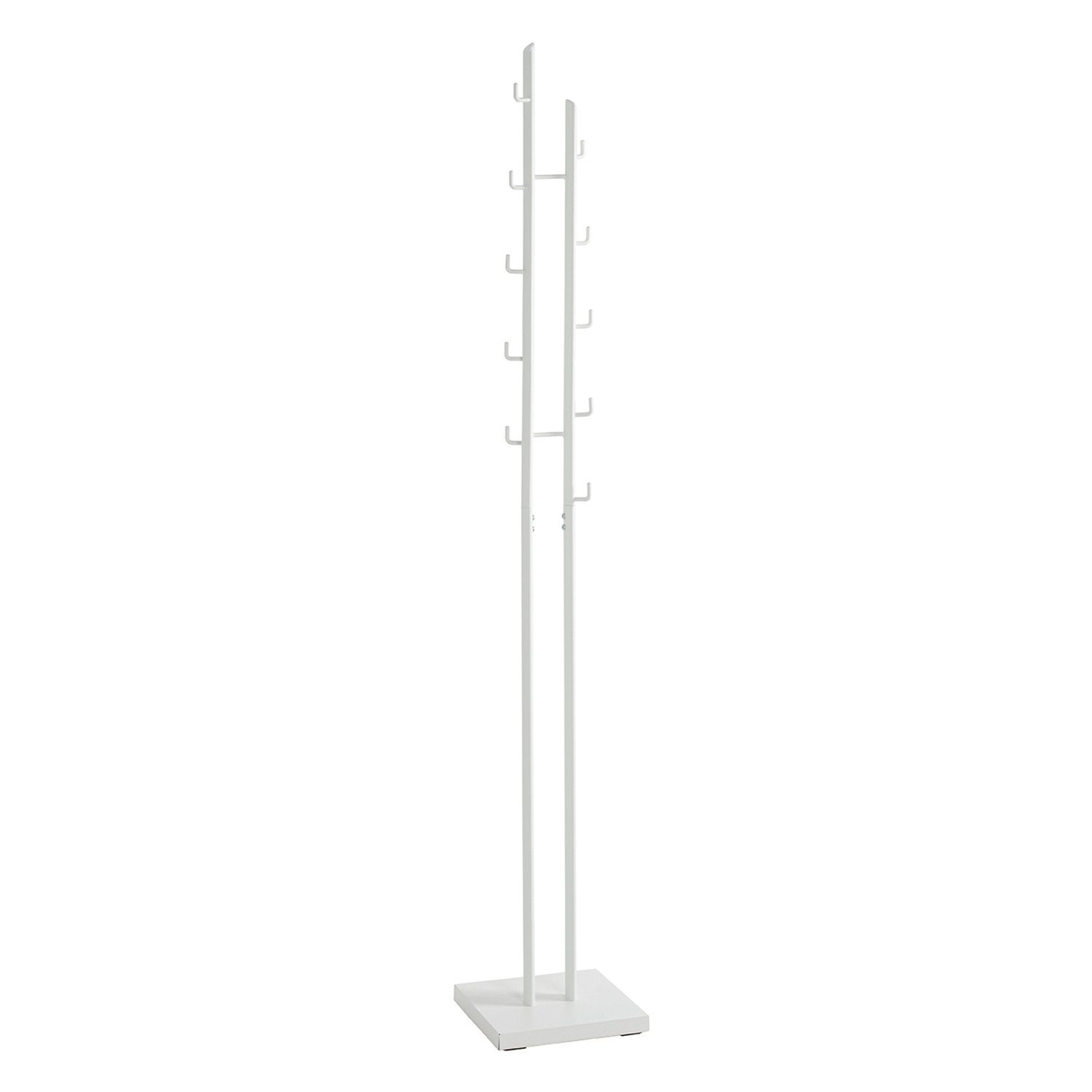 HAKU Garderobenständer RUDI Garderobe - weiß - Metall - H. 176cm - Flurgard günstig online kaufen