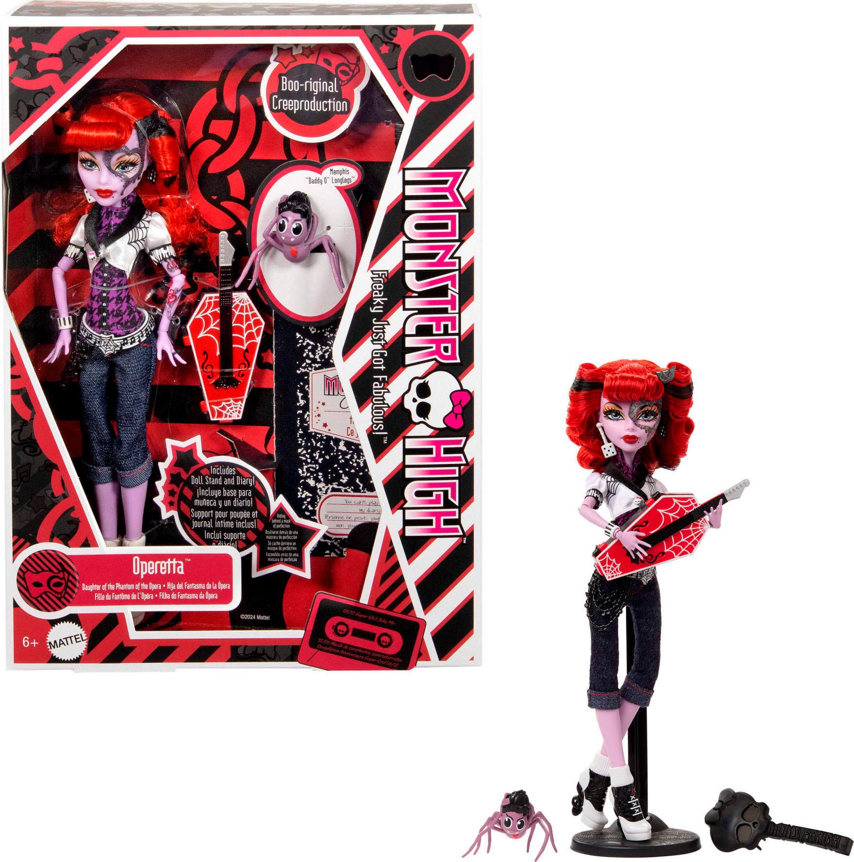 MonsterHigh™ Anziehpuppe Reproduktion der ursprünglichen Operetta-Puppe