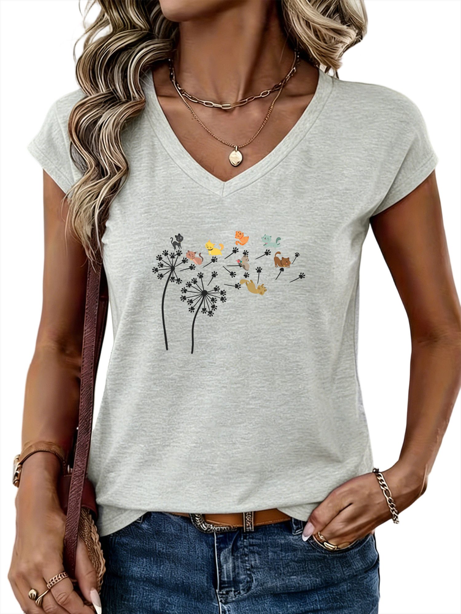 PYLIKE Neckholdertop Damen bequemes Casual Ärmellos-Shirt Kurzarm Lockere T günstig online kaufen