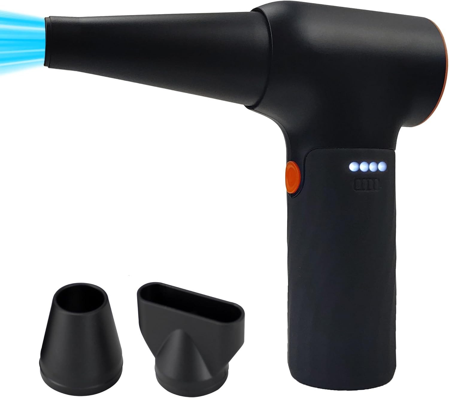 @tec Akku-Gebläse Akku Staubgebläse mit USB Schnellladung mit 6000mah Air Duster, 3-Gang-Einstellung, 6000mah Akku, 130000 U/min