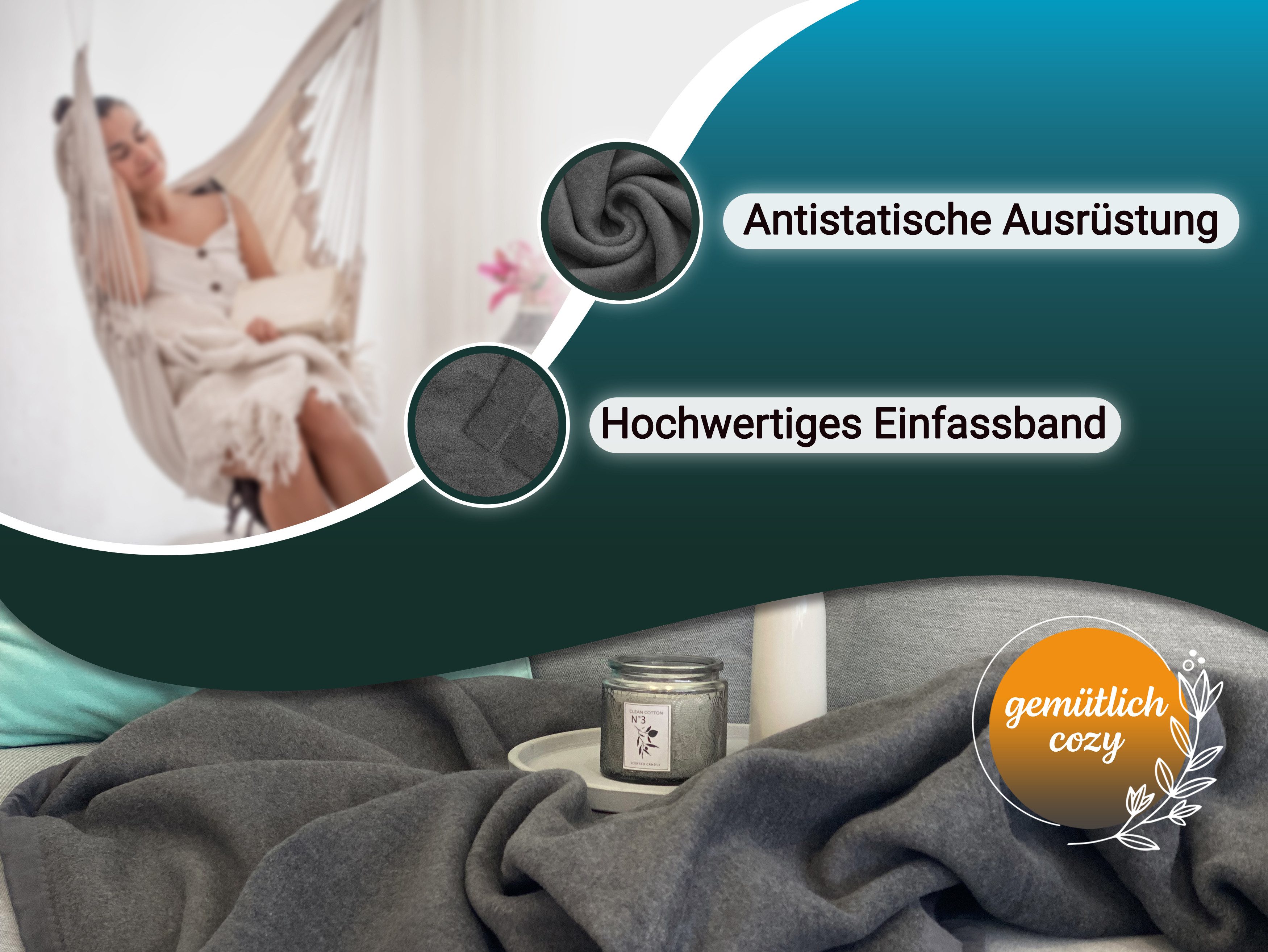 Wohndecke, ZOLLNER, antistatische Ausrüstung, 150 x günstig online kaufen