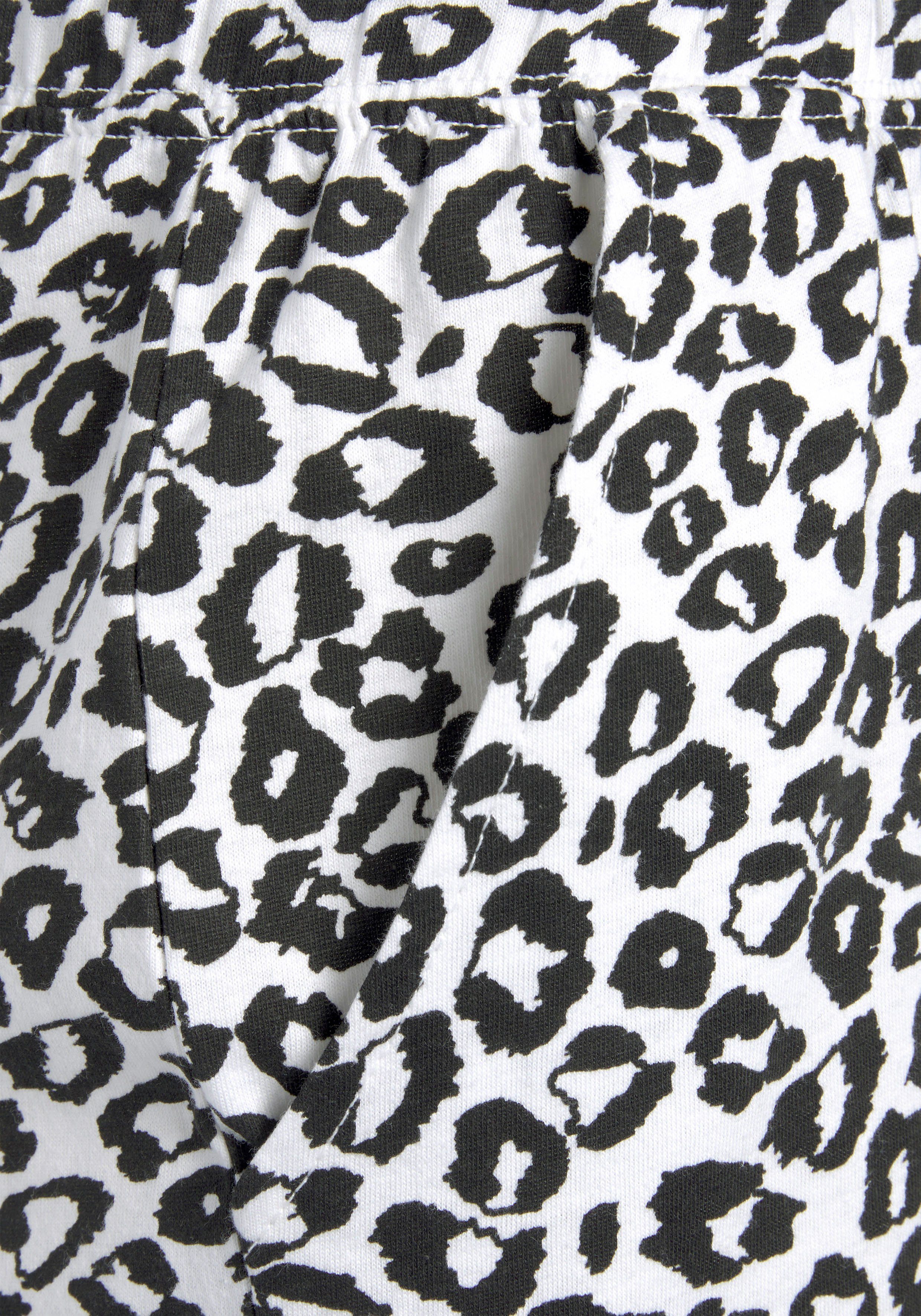Vivance Dreams by Lascana Pyjamashorts mit Schwarz-Weiß-Druck