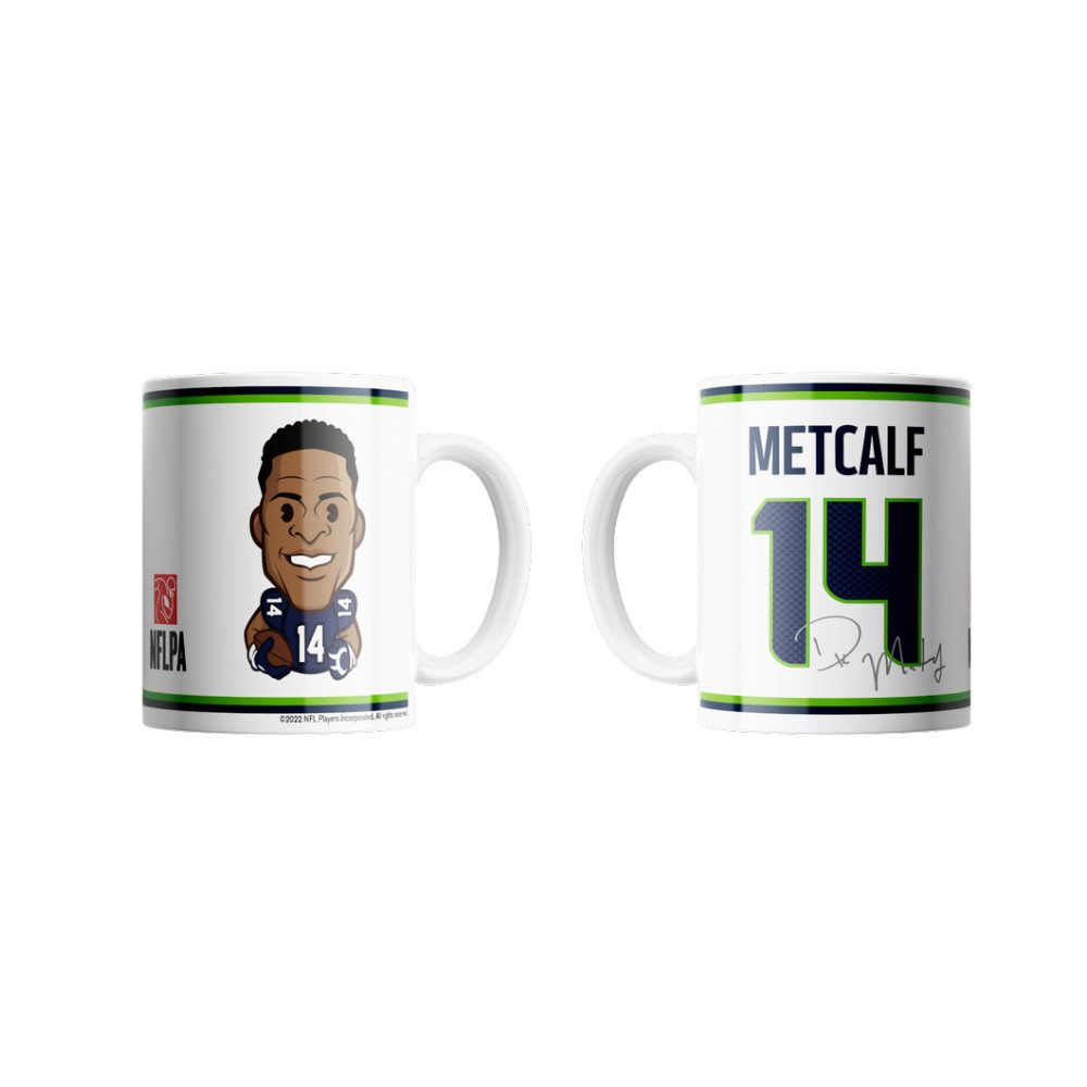 Seattle Seahawks D.K. Metcalf Emoji Jumbo-Tasse 440 ml, Keramik