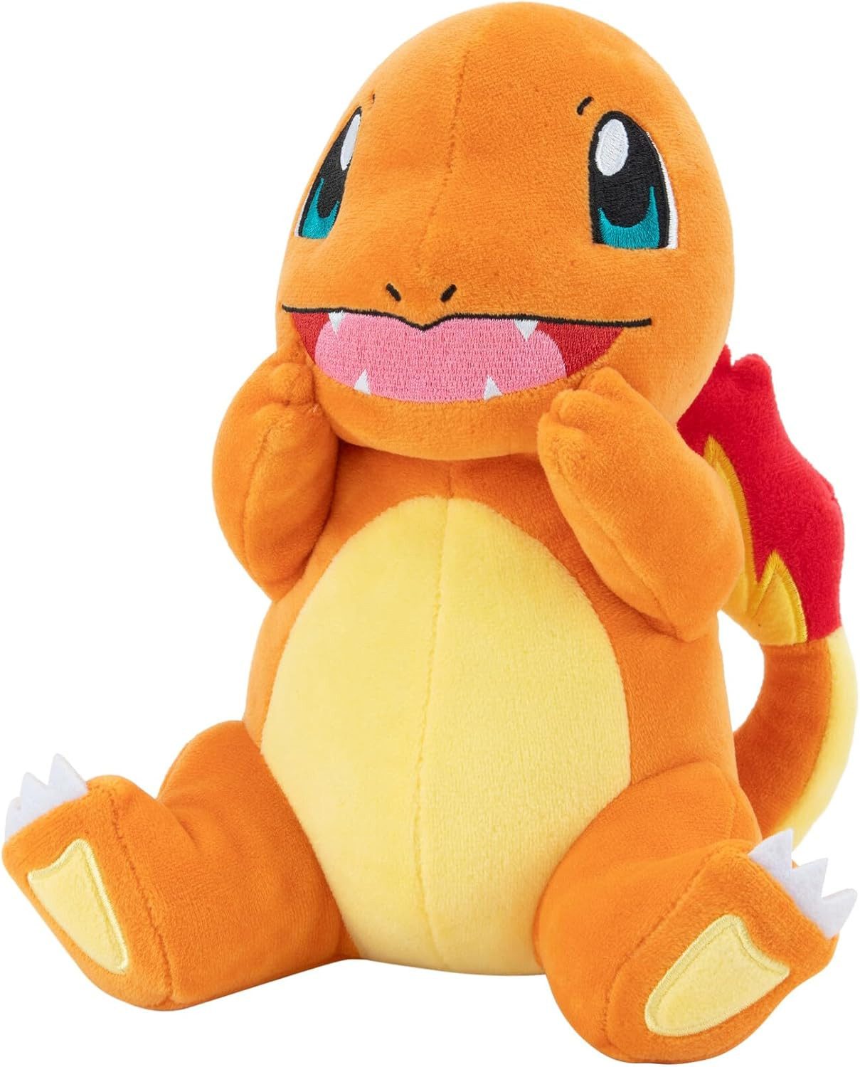 Jazwares Kuscheltier Pokémon Glumanda Plüsch 20 cm – offiziell lizenziert Jazwares