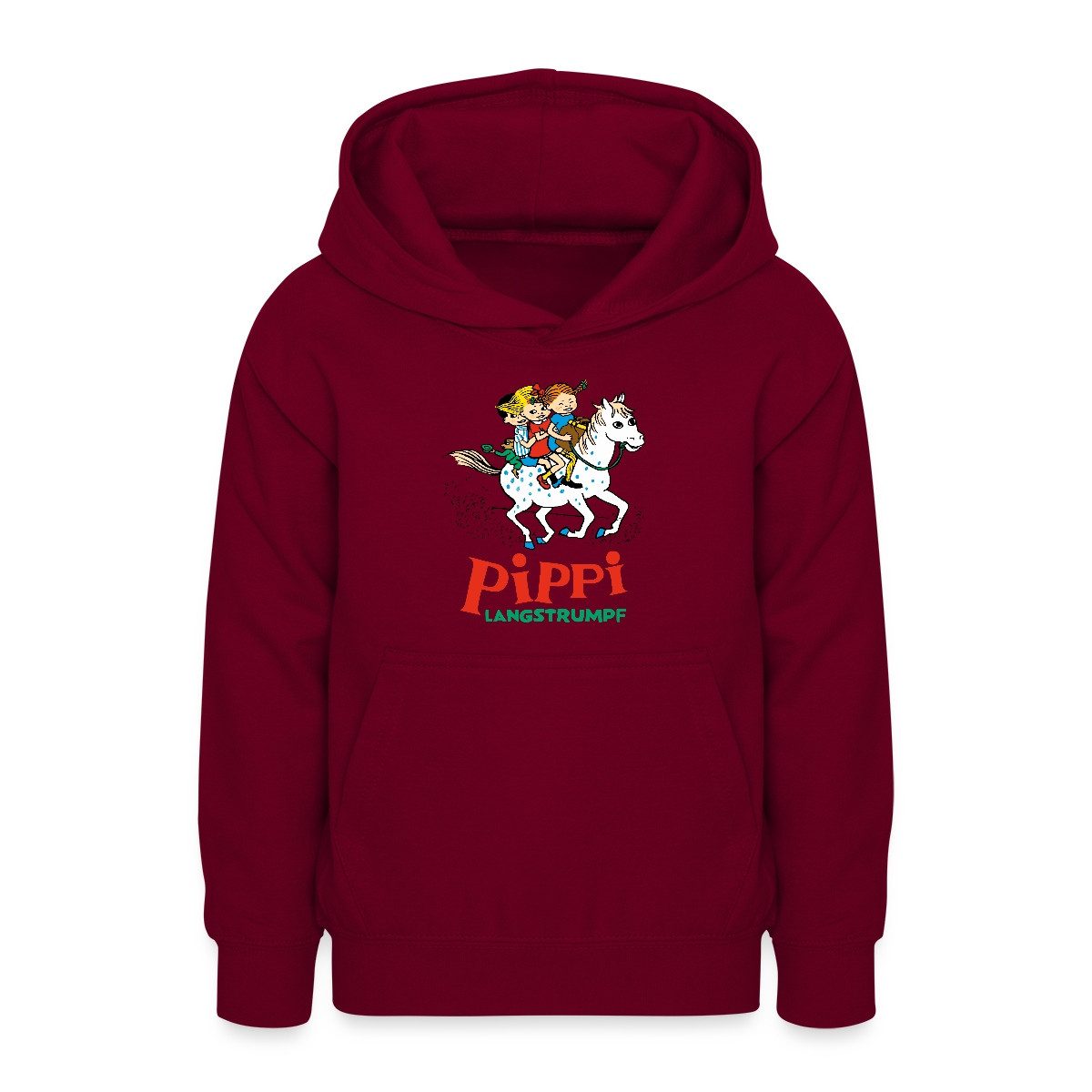 Spreadshirt Hoodie Pippi Langstrumpf Ausritt Mit Annika Und Tommy Teenager Hoodie (1-tlg)