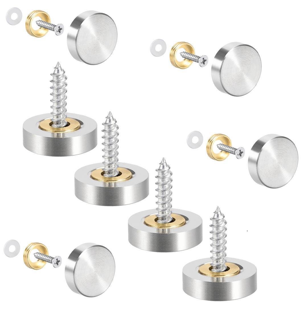 BAYLI Regal 8er Set Spiegel Schrauben mit Kappen, 19mm Zierschrauben mit Ab günstig online kaufen