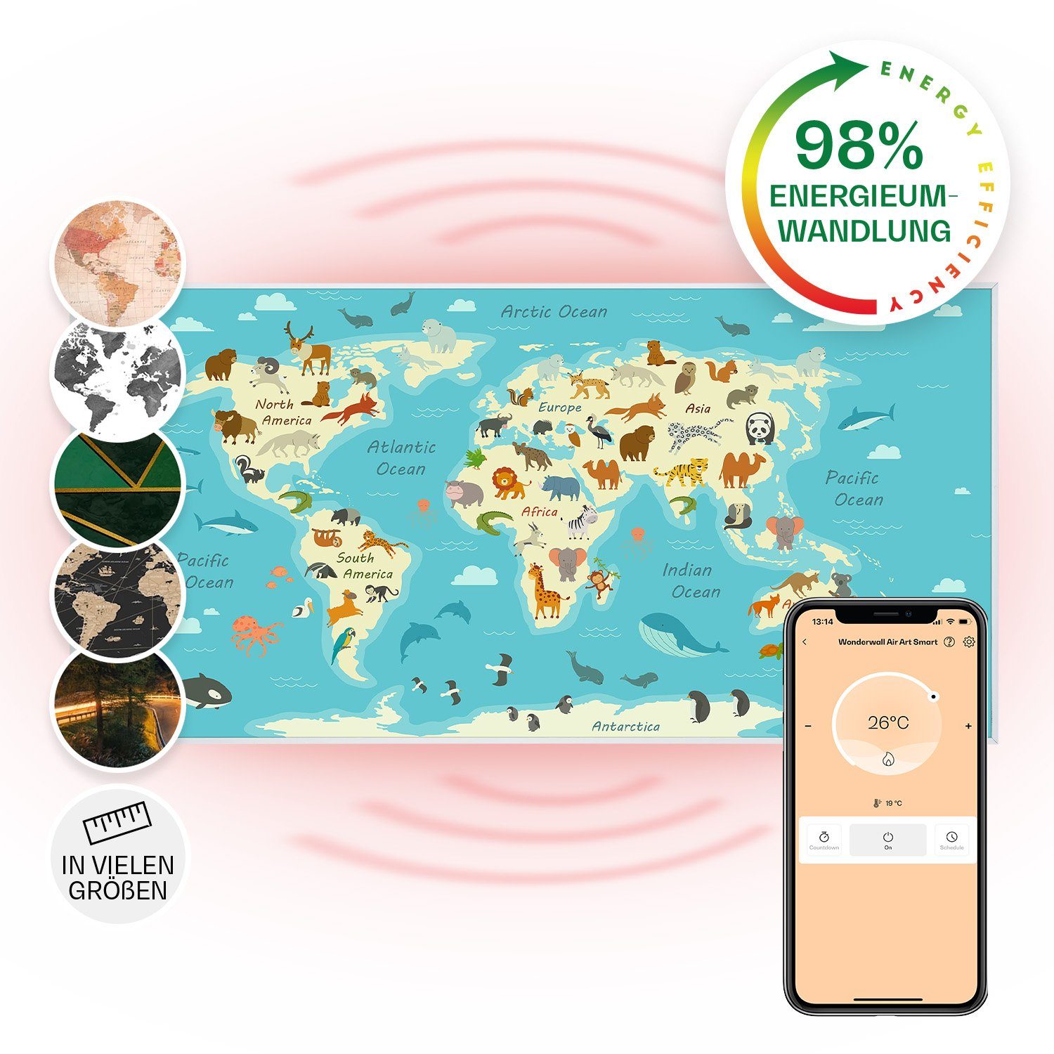 Klarstein Heizkörper Wonderwall Air Art Smart günstig online kaufen